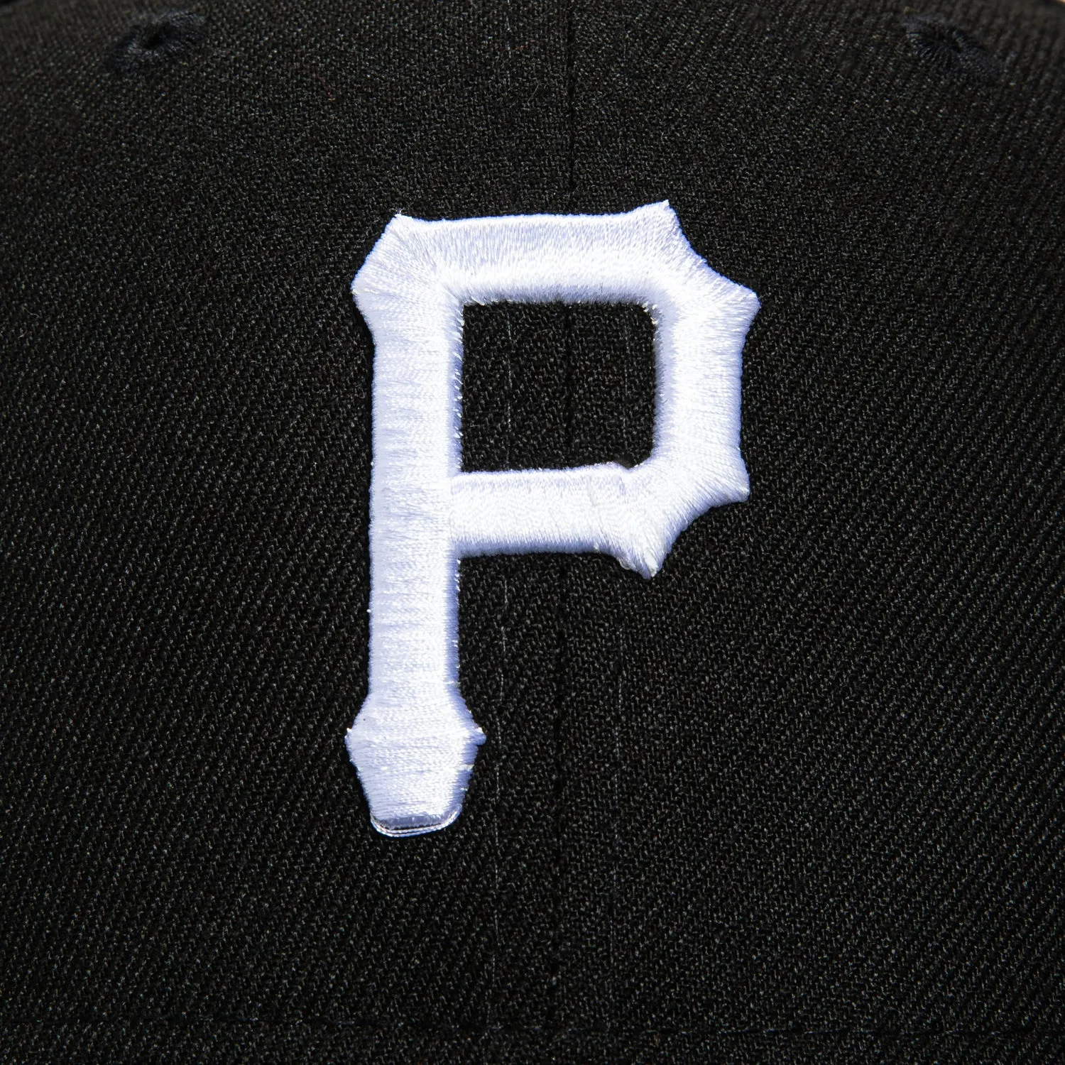 New Era 9Fifty MLB Basic Pittsburgh Pirates Snapback Hat - Black, White sold by Hat Club product image thumbnail 3