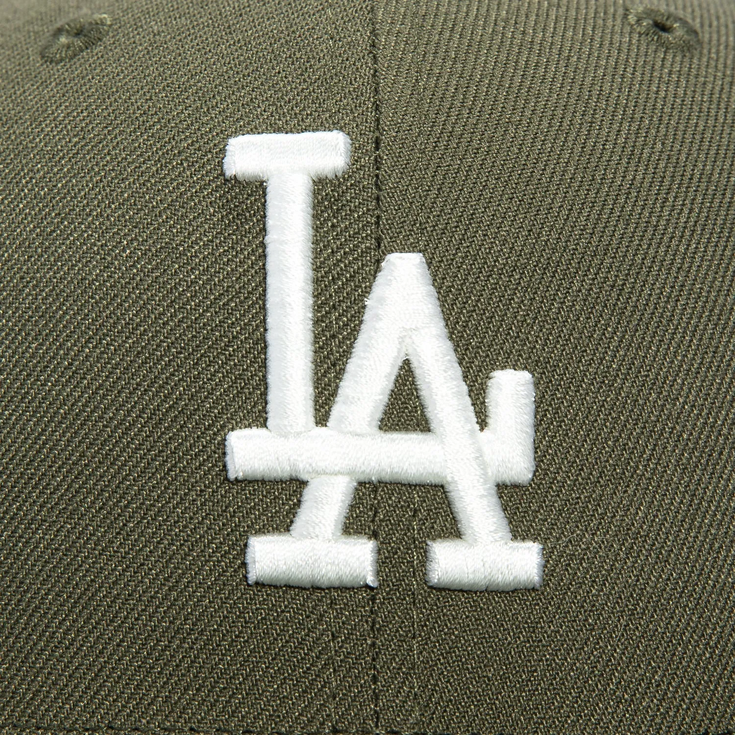 New Era 59Fifty Los Angeles Dodgers 1988 World Series Patch Hat - Olive, Ivory sold by Hat Club product image thumbnail 4