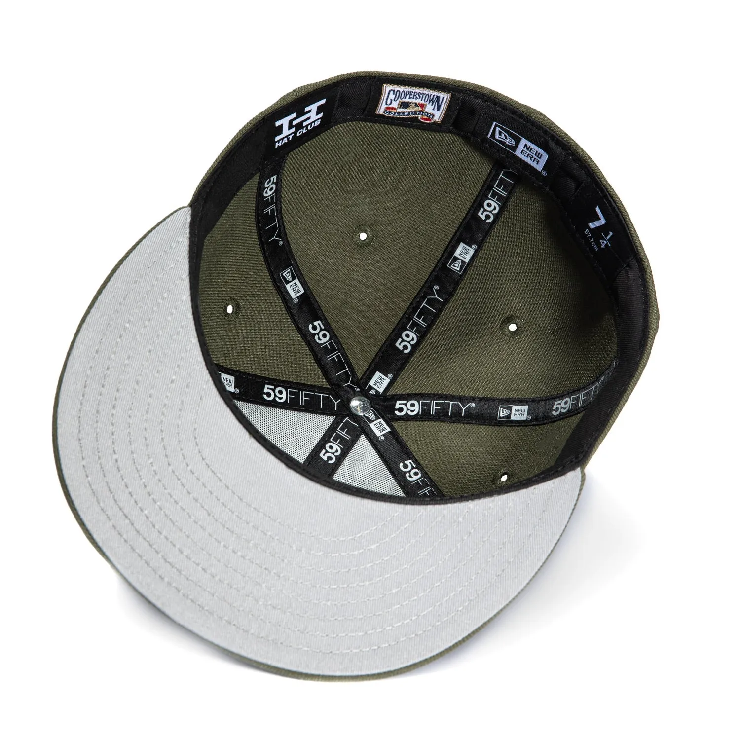 New Era 59Fifty Los Angeles Dodgers 1988 World Series Patch Hat - Olive, Ivory sold by Hat Club product image thumbnail 2