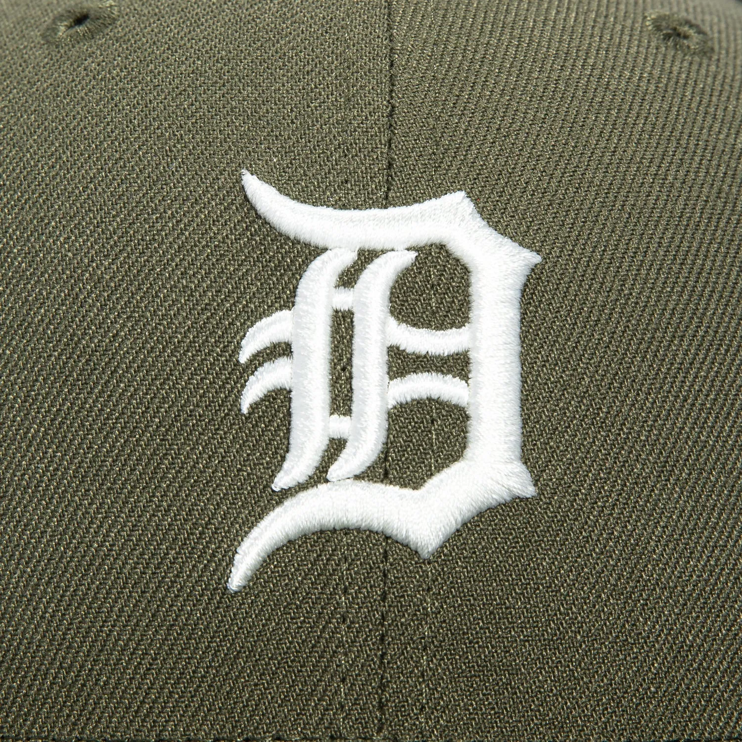 New Era 59Fifty Detroit Tigers 40th Anniversary Patch Hat - Olive, Ivory sold by Hat Club product image thumbnail 4