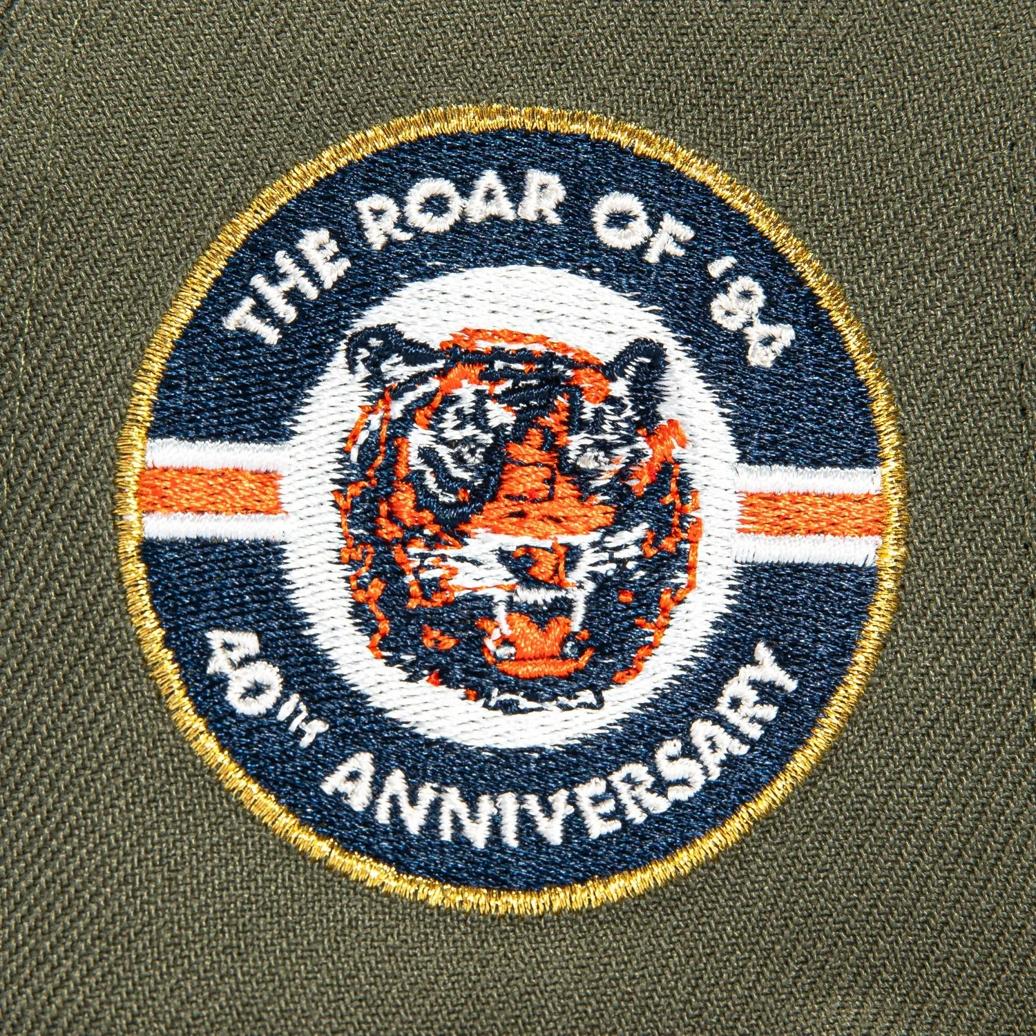 New Era 59Fifty Detroit Tigers 40th Anniversary Patch Hat - Olive, Ivory sold by Hat Club product image thumbnail 5