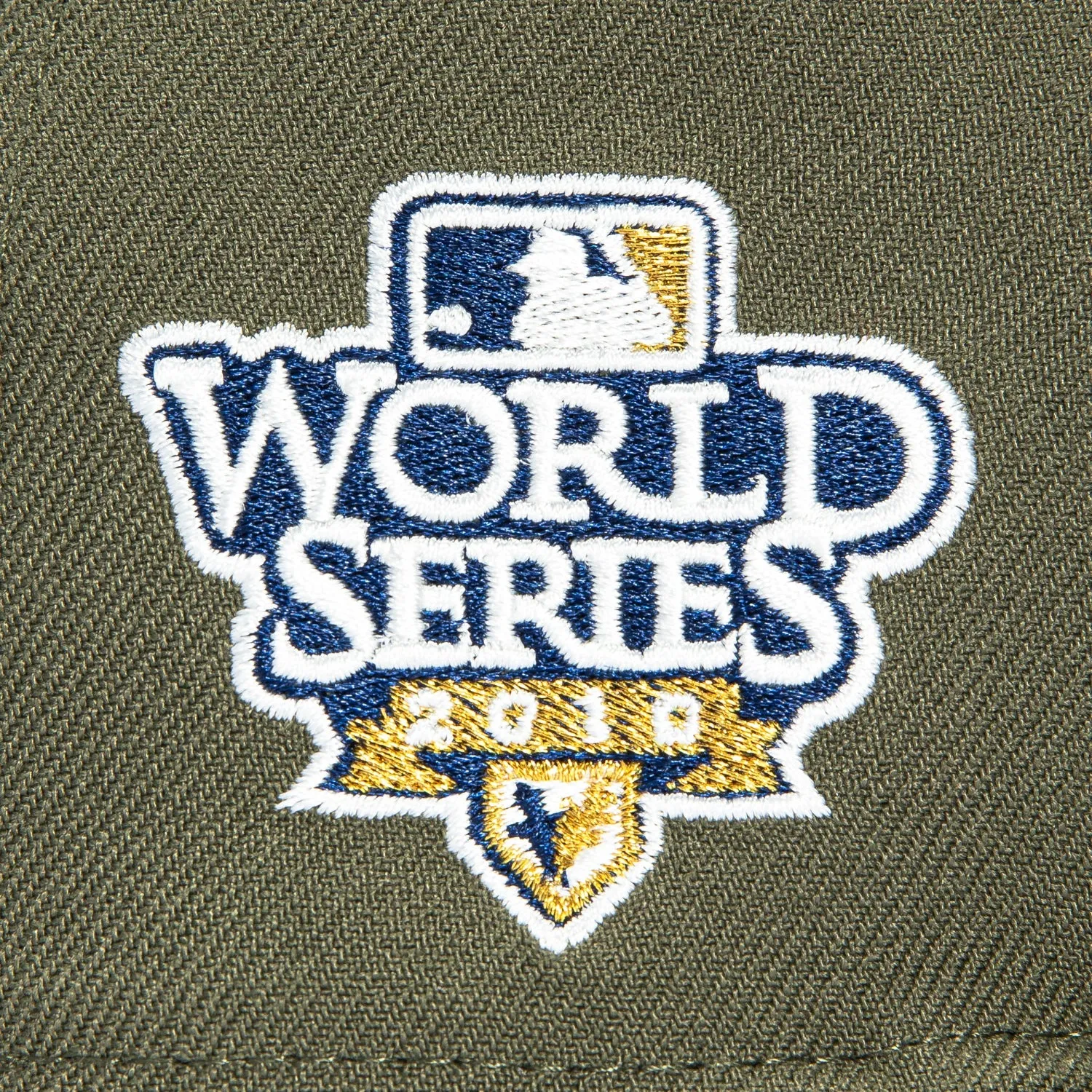 New Era 59Fifty San Francisco Giants 2010 World Series Patch Hat - Olive, Ivory sold by Hat Club product image thumbnail 5