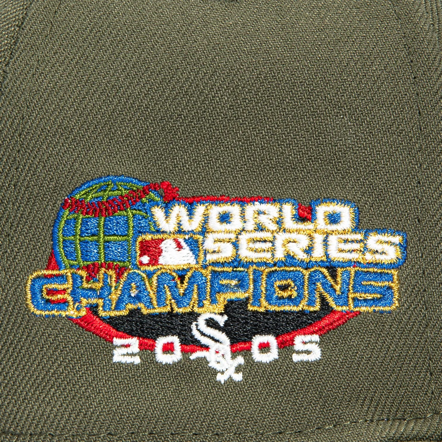New Era 59Fifty Chicago White Sox 2005 World Series Championship Patch Hat - Olive, Ivory sold by Hat Club product image thumbnail 5