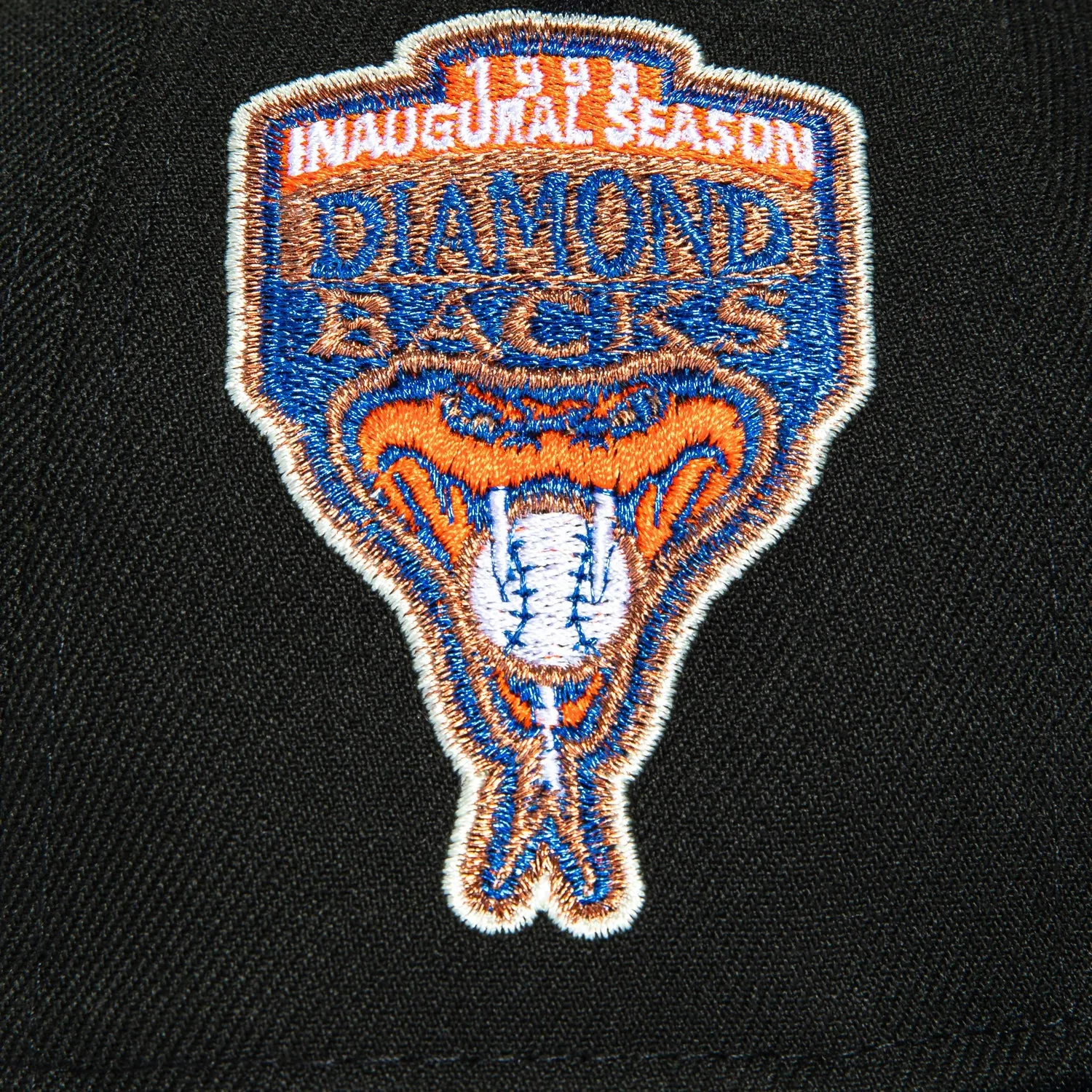 New Era 59Fifty Arizona Diamondbacks Inaugural Patch Gradient D Hat - Black, Royal, Orange sold by Hat Club product image thumbnail 5