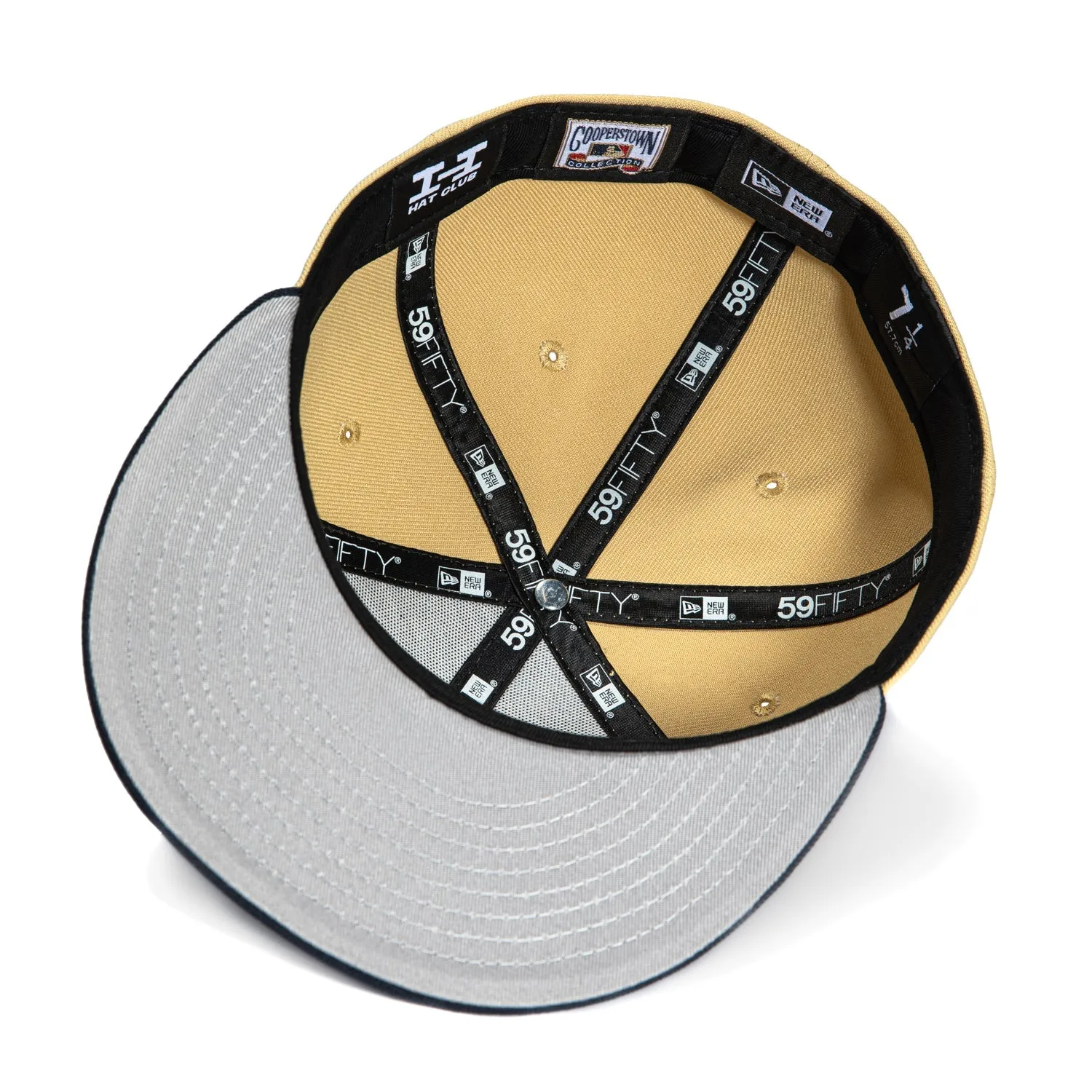 New Era 59Fifty Swarm Pack San Diego Padres Honey Comb Fill Word Hat - Tan, Navy sold by Hat Club product image thumbnail 2