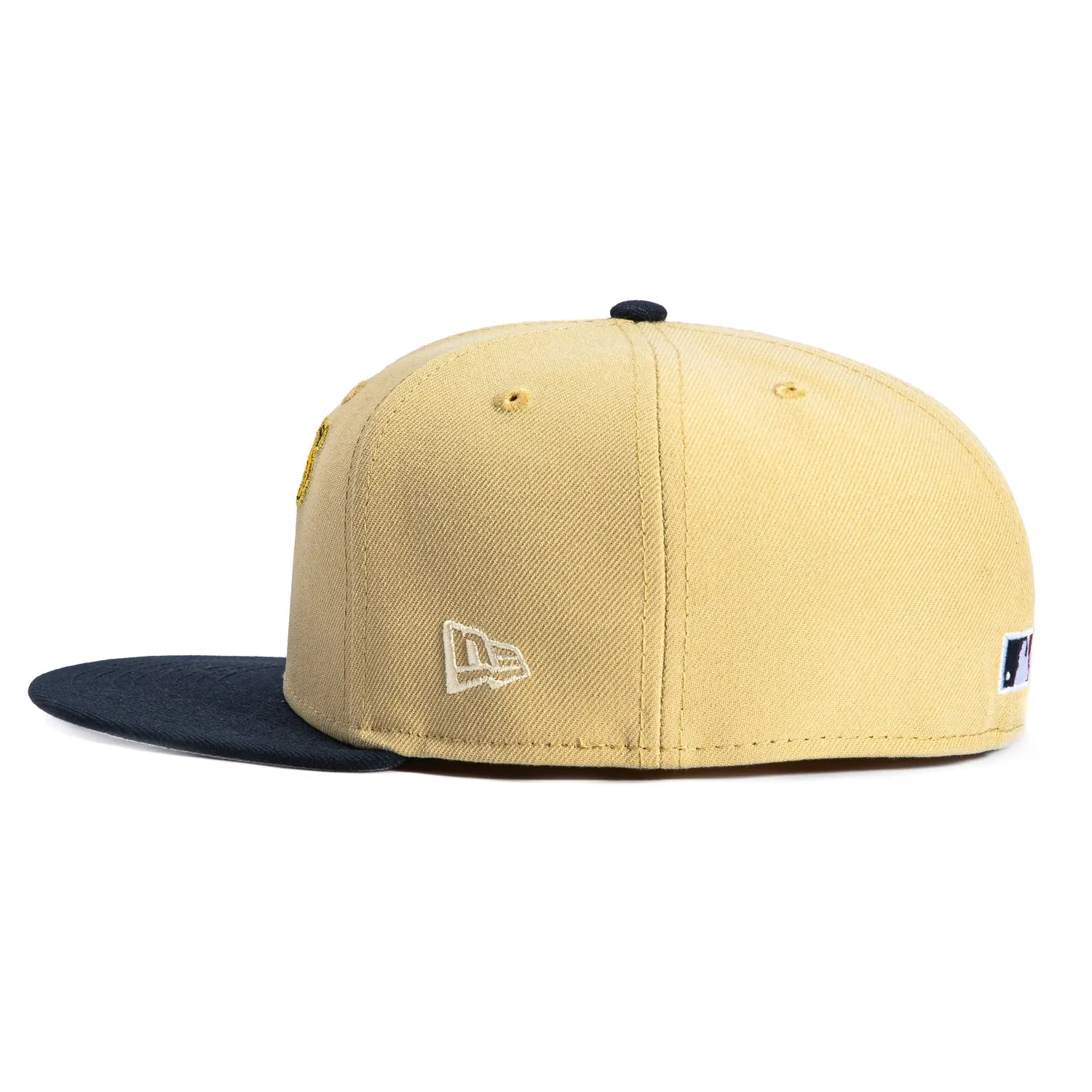 New Era 59Fifty Swarm Pack San Diego Padres Honey Comb Fill Word Hat - Tan, Navy sold by Hat Club product image thumbnail 3