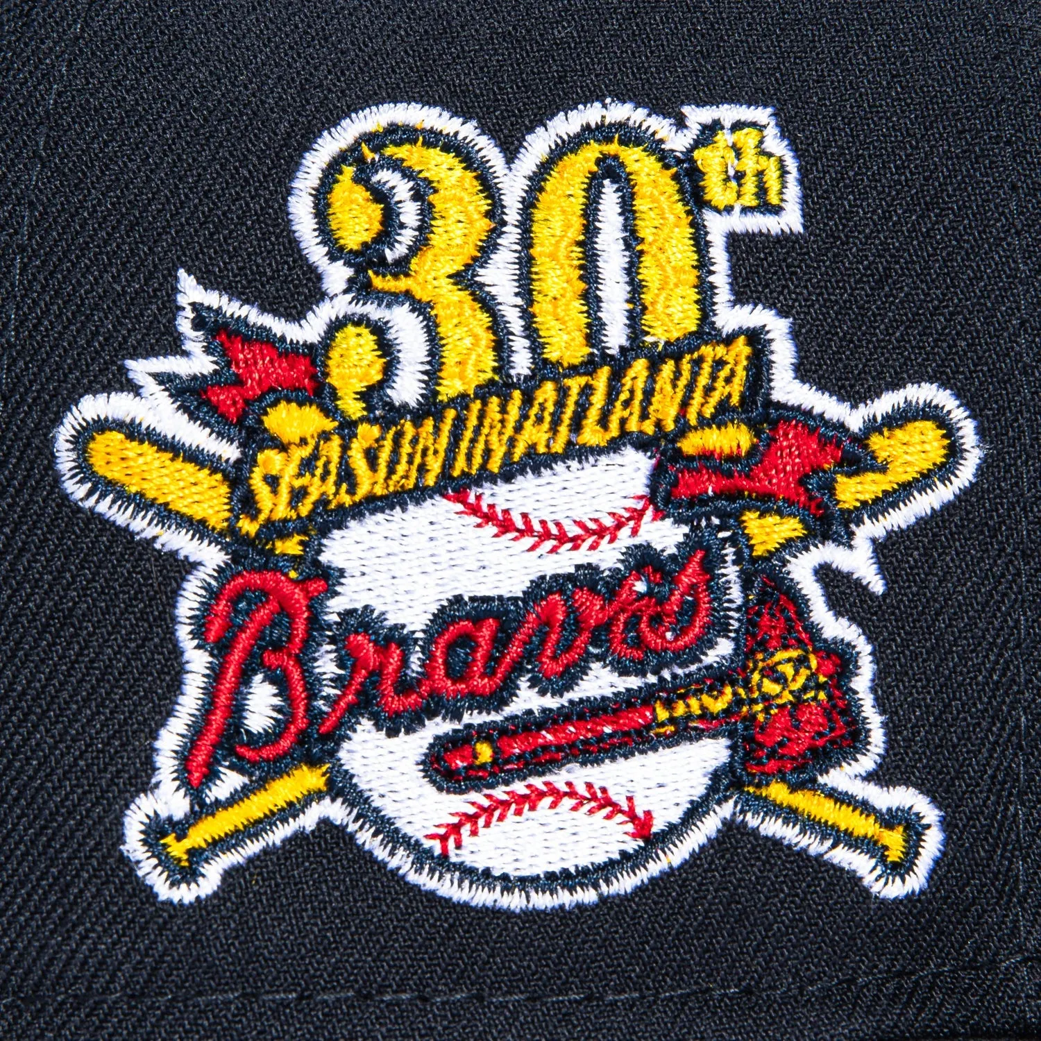 New Era 59Fifty Swarm Pack Atlanta Braves 30th Anniversary Patch Hat - Navy sold by Hat Club product image thumbnail 5