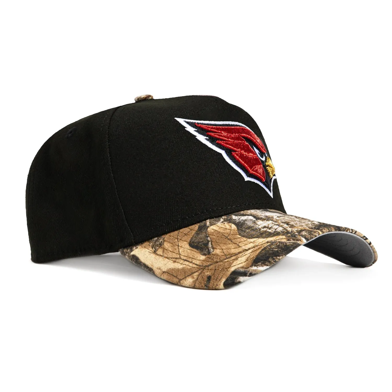 New Era 9Forty A-Frame Arizona Cardinals Snapback Hat - Black, Realtree sold by Hat Club
