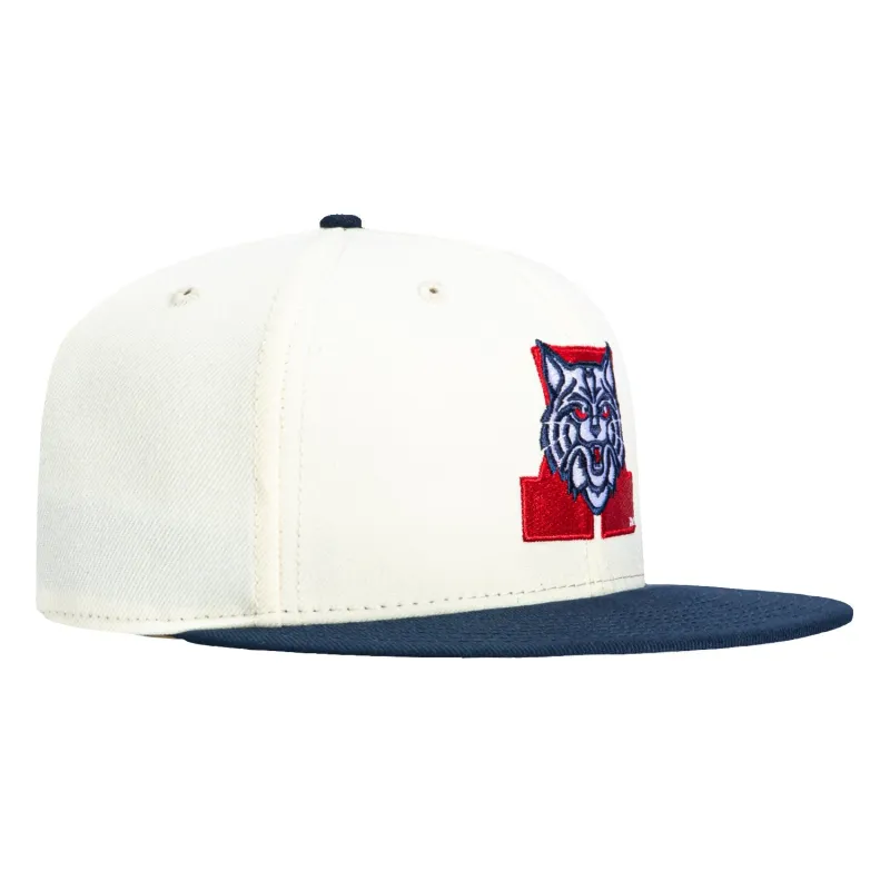 New Era 59Fifty Arizona Wildcats A Cat Hat - White, Navy sold by Hat Club
