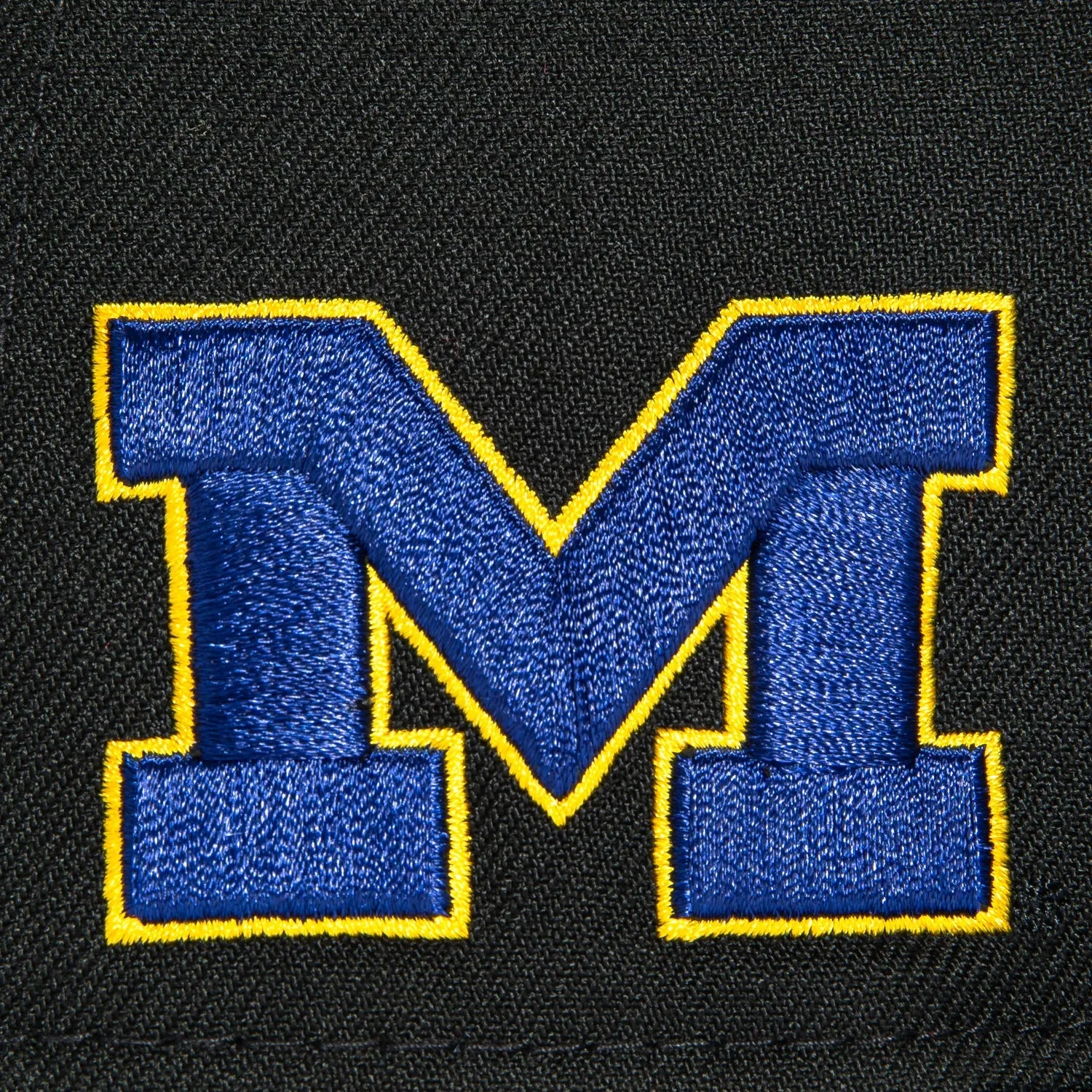 New Era 59Fifty Michigan Wolverines Logo Patch Arch Hat - Black, Navy sold by Hat Club product image thumbnail 5