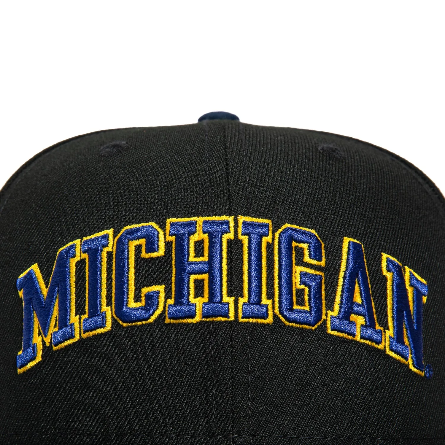 New Era 59Fifty Michigan Wolverines Logo Patch Arch Hat - Black, Navy sold by Hat Club product image thumbnail 4