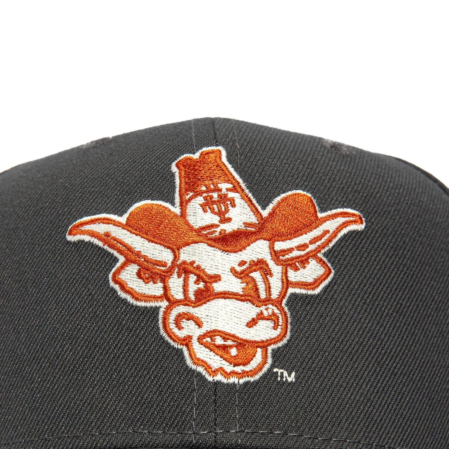 New Era 9Seventy Texas Longhorns Beavo Stretch-Snapback Hat - Graphite sold by Hat Club product image thumbnail 3