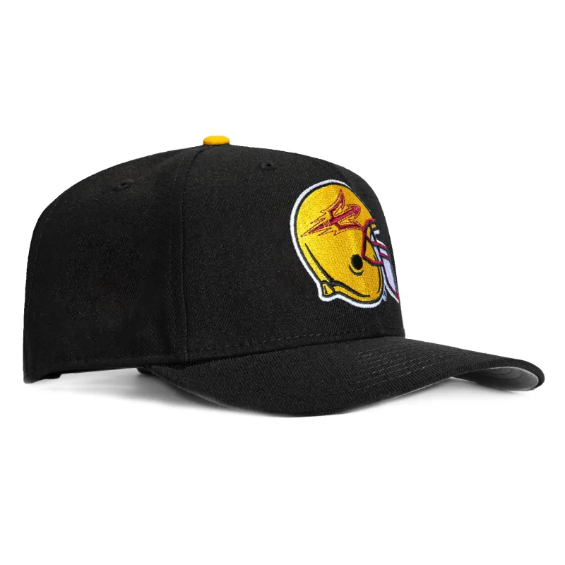 New Era 9Seventy Arizona State Sun Devils Football Helmet Stretch-Snapback Hat - Black made by New Era