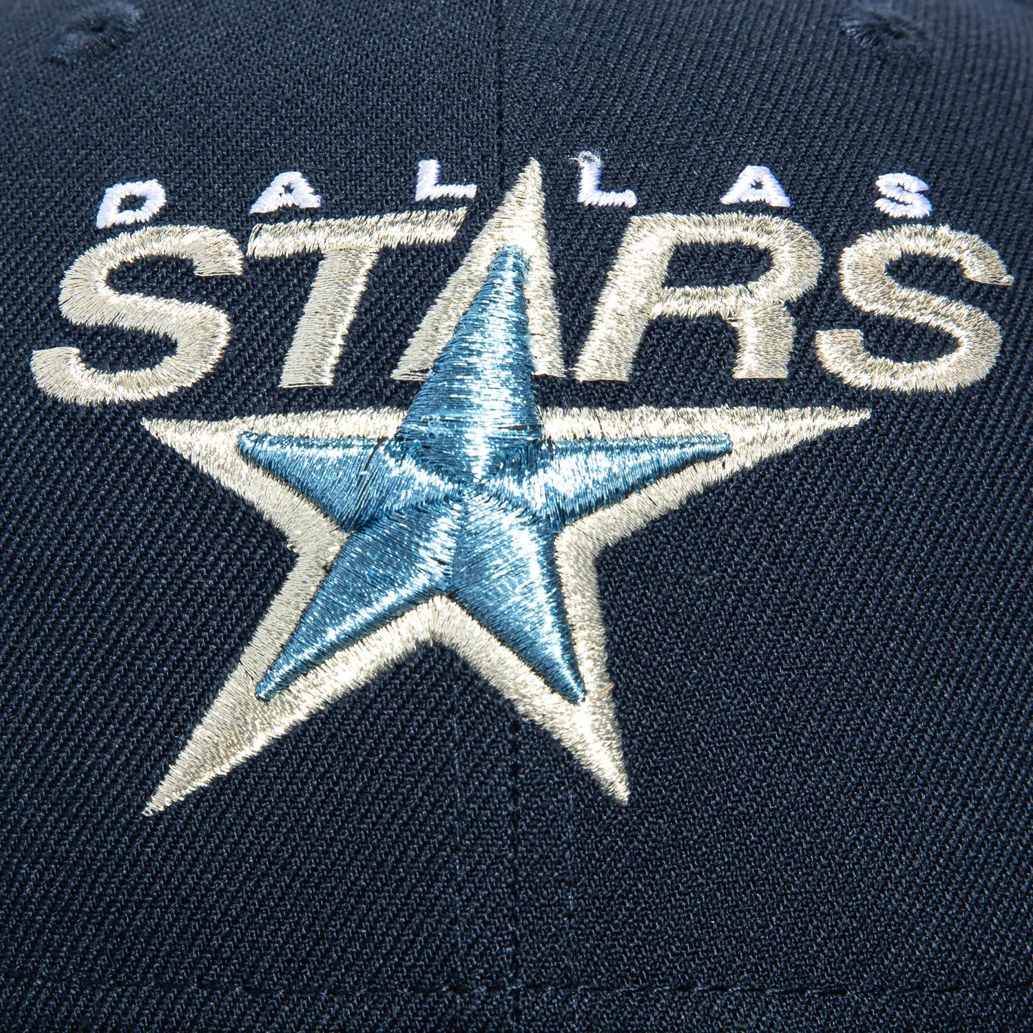 New Era 59Fifty Dallas Stars 20th Anniversary Patch Hat - Navy, Black, Metallic Silver sold by Hat Club product image thumbnail 4
