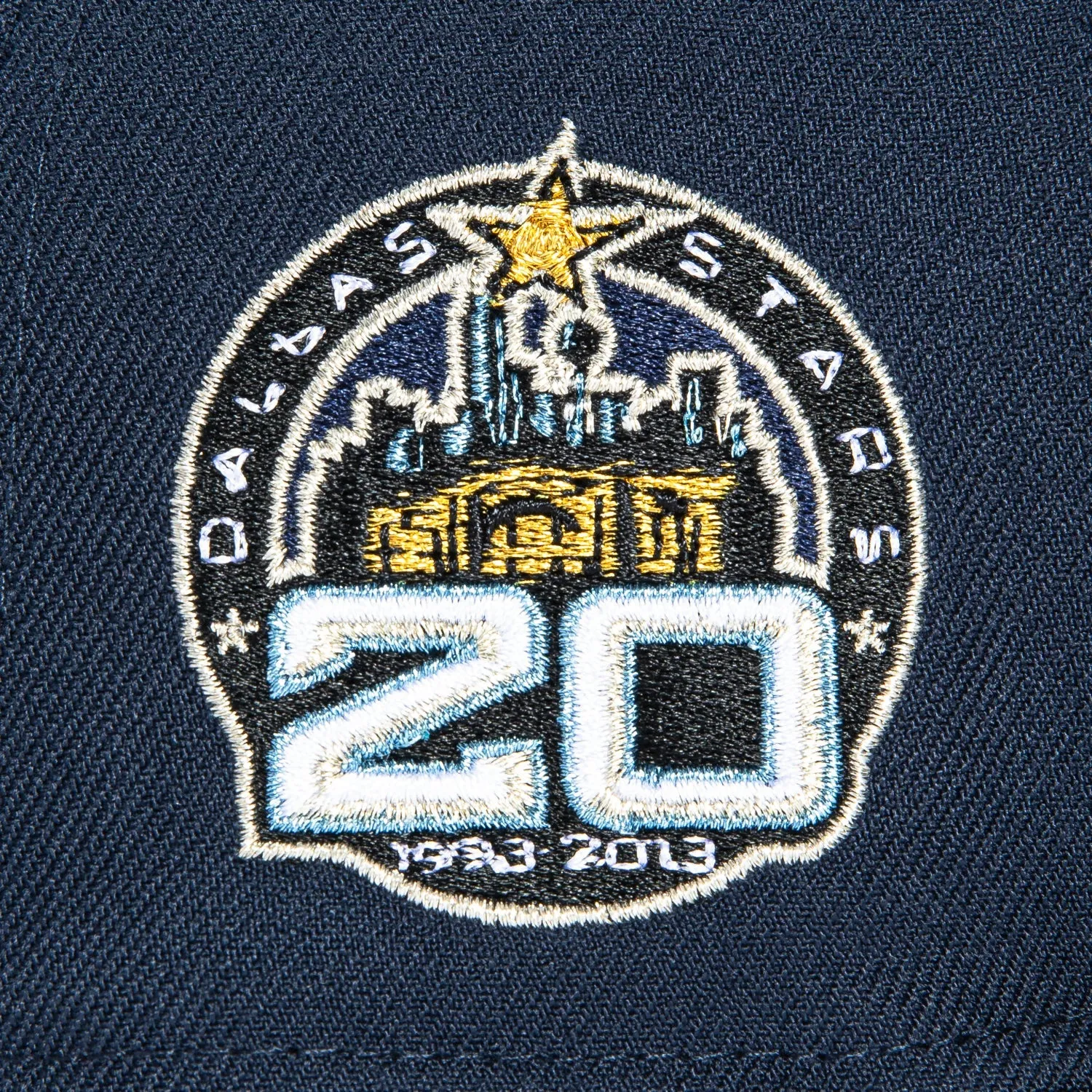 New Era 59Fifty Dallas Stars 20th Anniversary Patch Hat - Navy, Black, Metallic Silver sold by Hat Club product image thumbnail 5