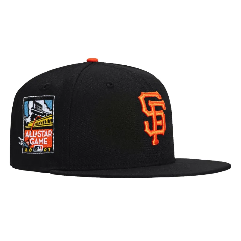 New Era 59Fifty San Francisco Giants 2007 All Star Game Patch Hat - Black sold by Hat Club