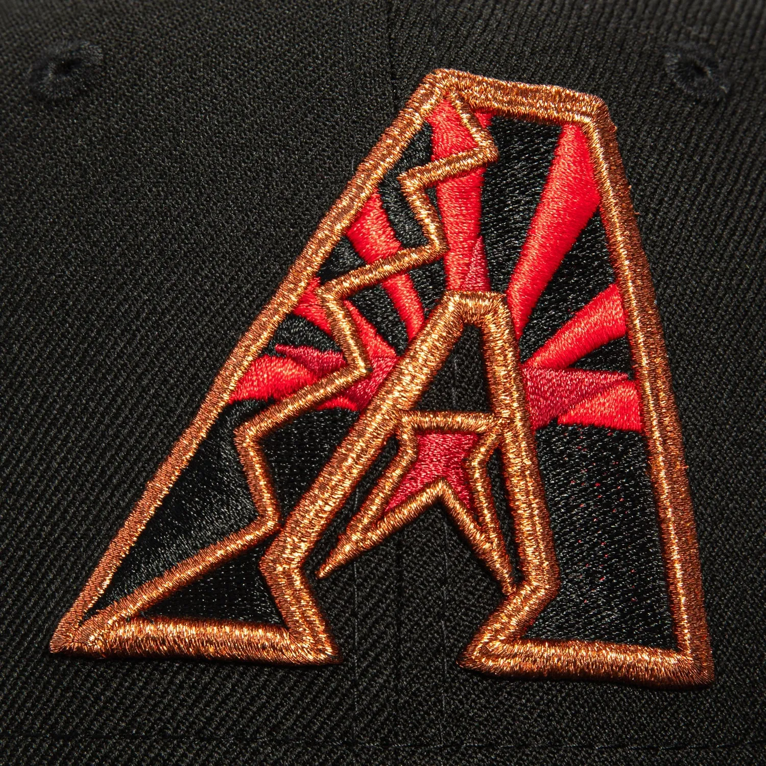 New Era 59Fifty Arizona Diamondbacks A Flag Hat - Black, Red, Metallic Copper sold by Hat Club product image thumbnail 4