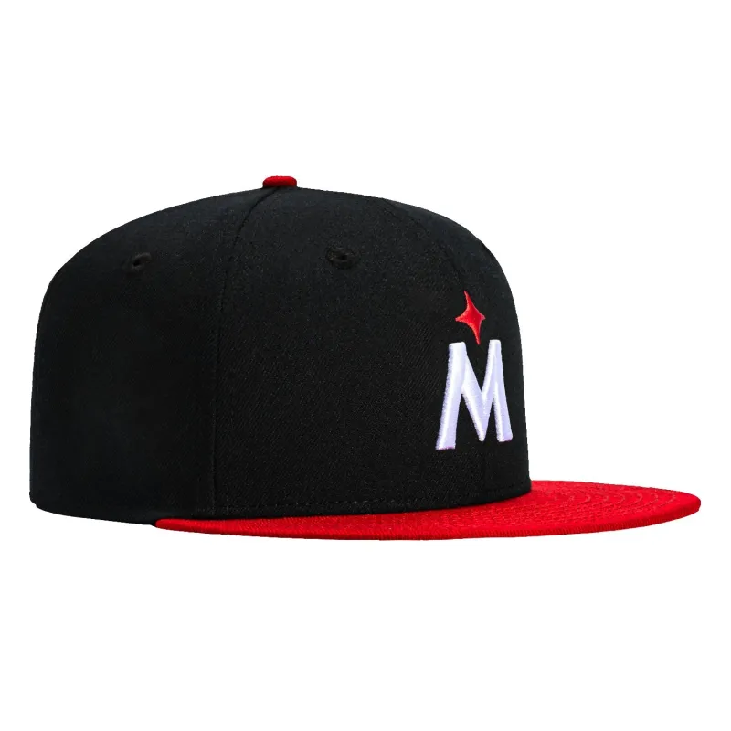 New Era 59Fifty Minnesota Twins Road Hat - Navy, Red sold by Hat Club