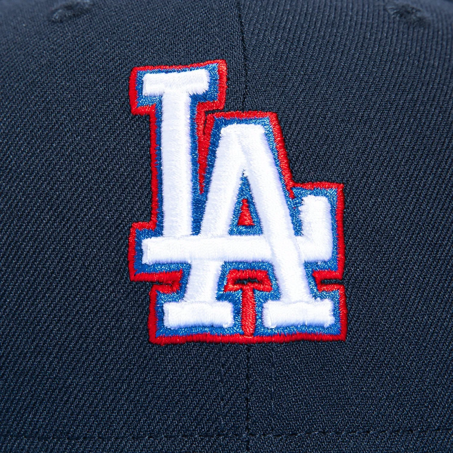 New Era 59Fifty Los Angeles Dodgers Korean Flag Patch Hat - Navy, Light Blue, Red sold by Hat Club product image thumbnail 4