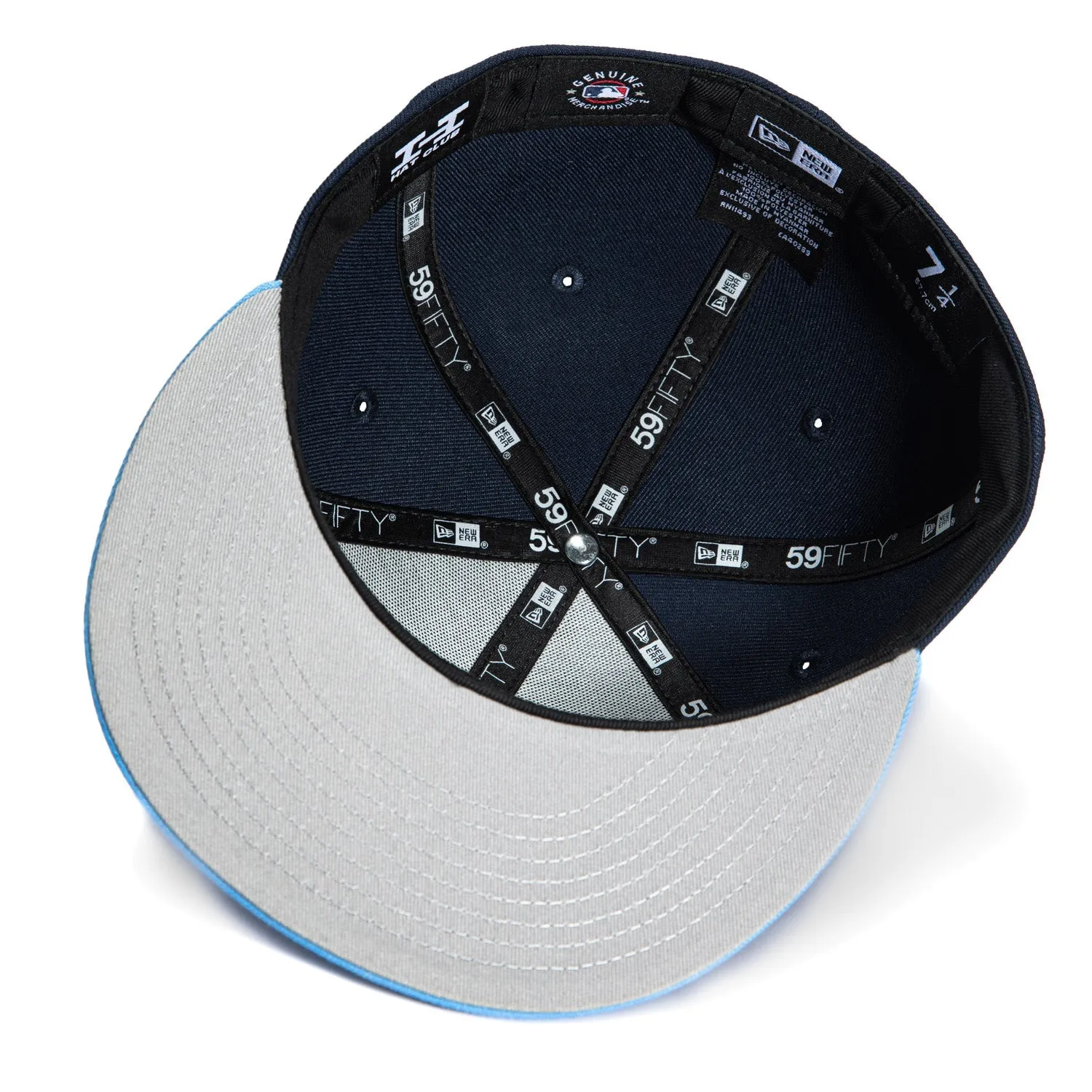 New Era 59Fifty Los Angeles Dodgers Korean Flag Patch Hat - Navy, Light Blue, Red sold by Hat Club product image thumbnail 2