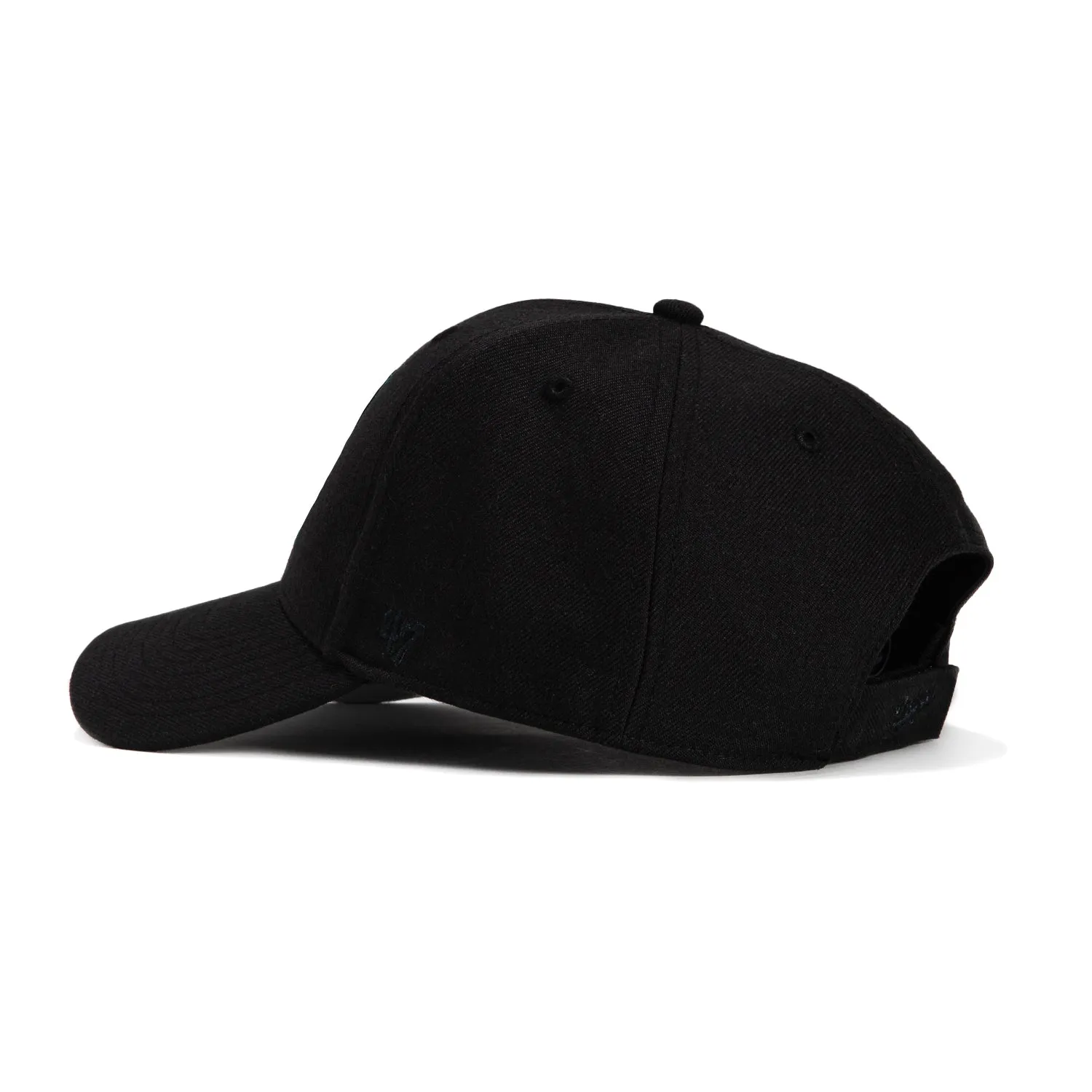 47 Brand Los Angeles Dodgers MVP Adjustable Velcro Hat - Black, Black sold by Hat Club product image thumbnail 2