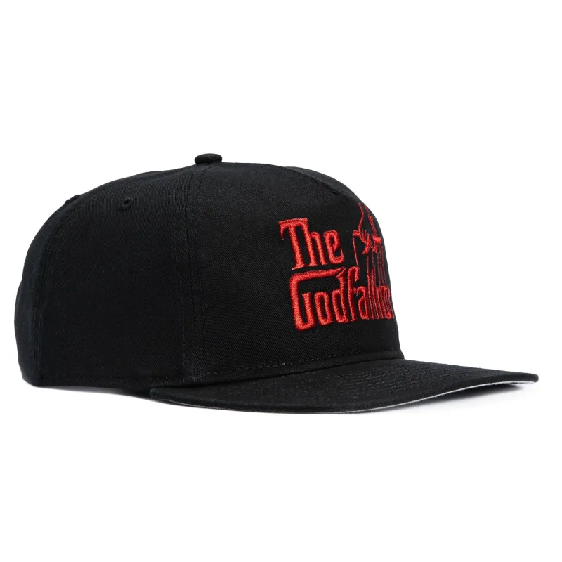New Era 19Twenty Godfather Snapback Pre-Curved Hat - Black, Red sold by Hat Club