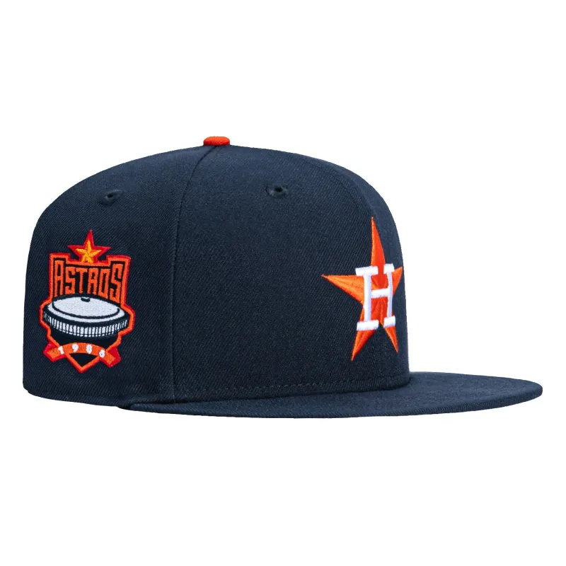 New Era 59Fifty Houston Astros 1986 Stadium Patch Hat - Navy made by New Era