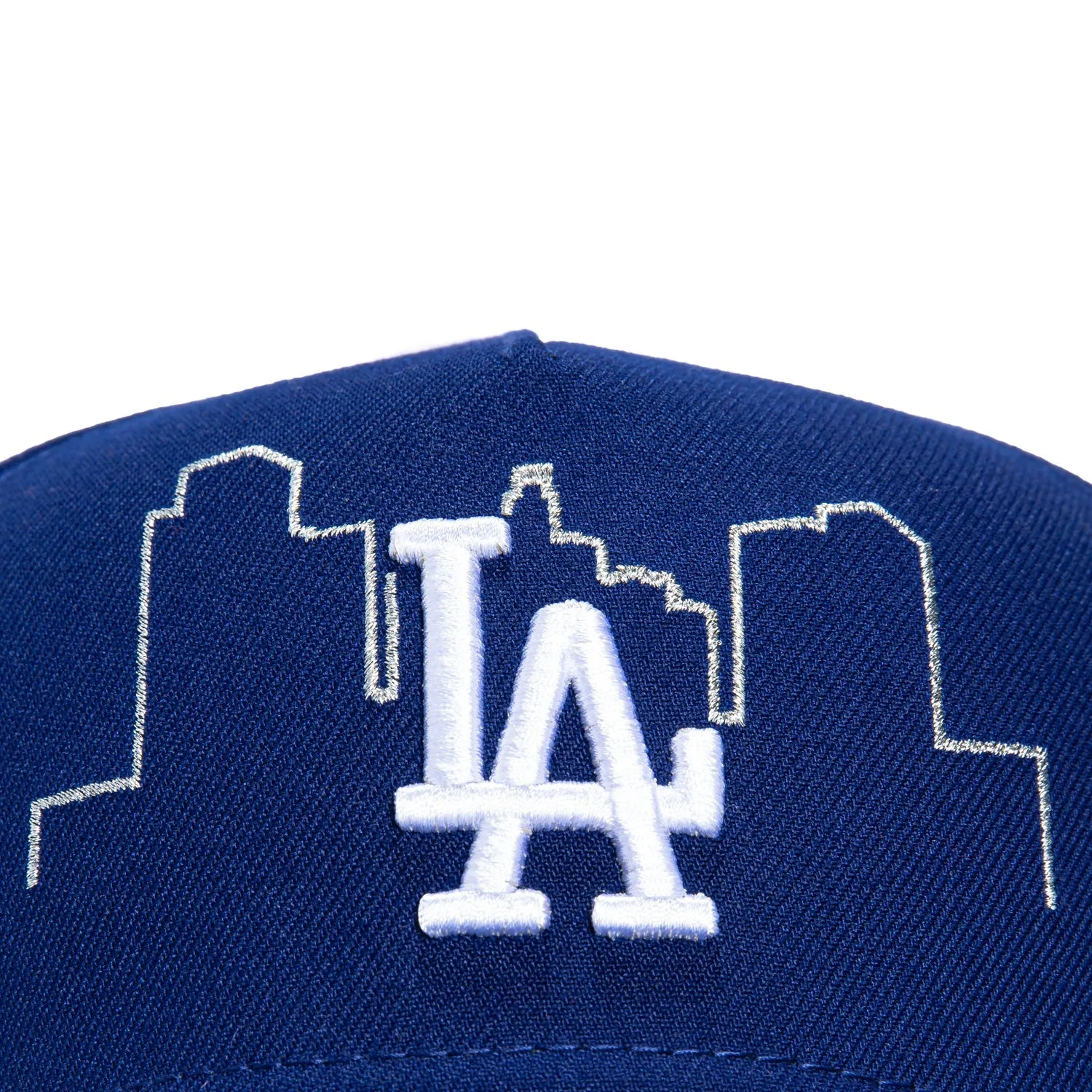New Era 9Forty A-Frame Los Angeles Dodgers Skyline Snapback Hat - Royal sold by Hat Club product image thumbnail 3