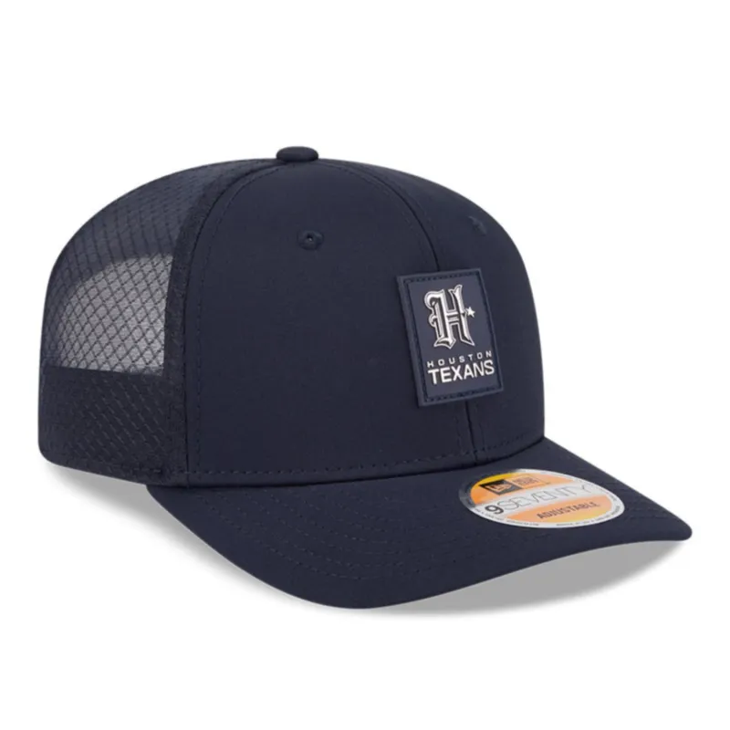 New Era 9Seventy Houston Texans 2025 Sideline H Snapback Trucker Hat - Navy made by New Era