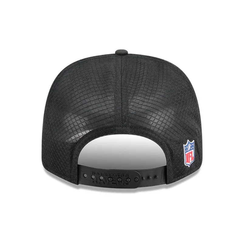 New Era 9Seventy Baltimore Ravens 2025 Sideline Snapback Trucker Hat - Black sold by Hat Club product image thumbnail 4
