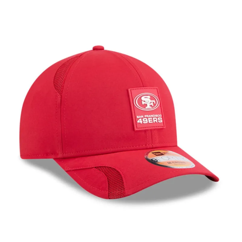 New Era 9Forty M-Crown San Francisco 49ers 2025 Sideline Snapback Hat - Red made by New Era