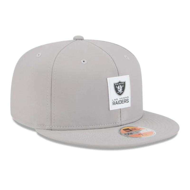 New Era 59Fifty Las Vegas Raiders 2025 Sideline Hat - Grey sold by Hat Club