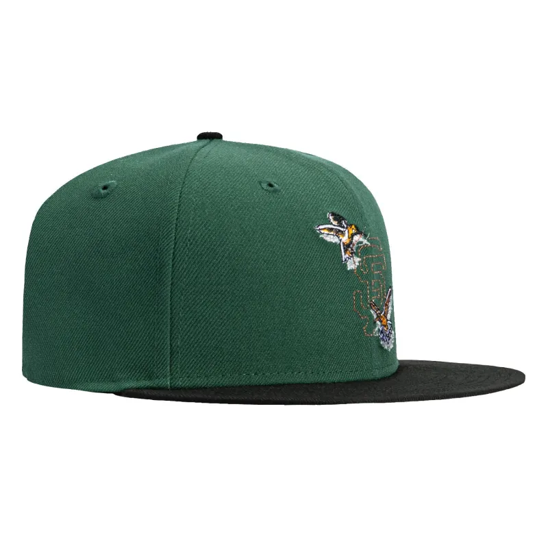 New Era 59Fifty San Francisco Giants Bird Stitch Hat - Green, Black sold by Hat Club