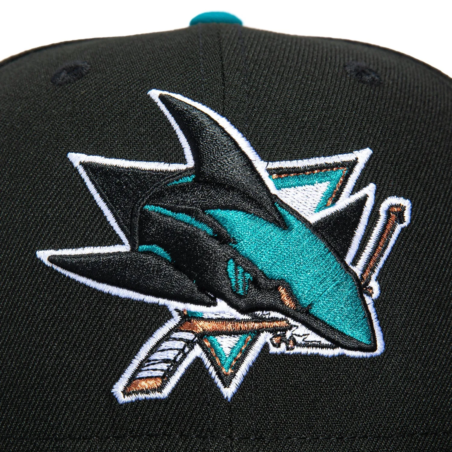 New Era 59Fifty San Jose Sharks 20th Anniversary Patch Hat - Black sold by Hat Club product image thumbnail 4