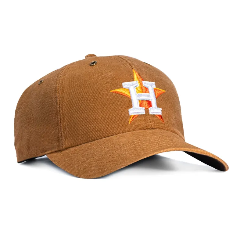 47 Brand x Carhartt Houston Astros Cleanup Adjustable Hat - Brown sold by Hat Club