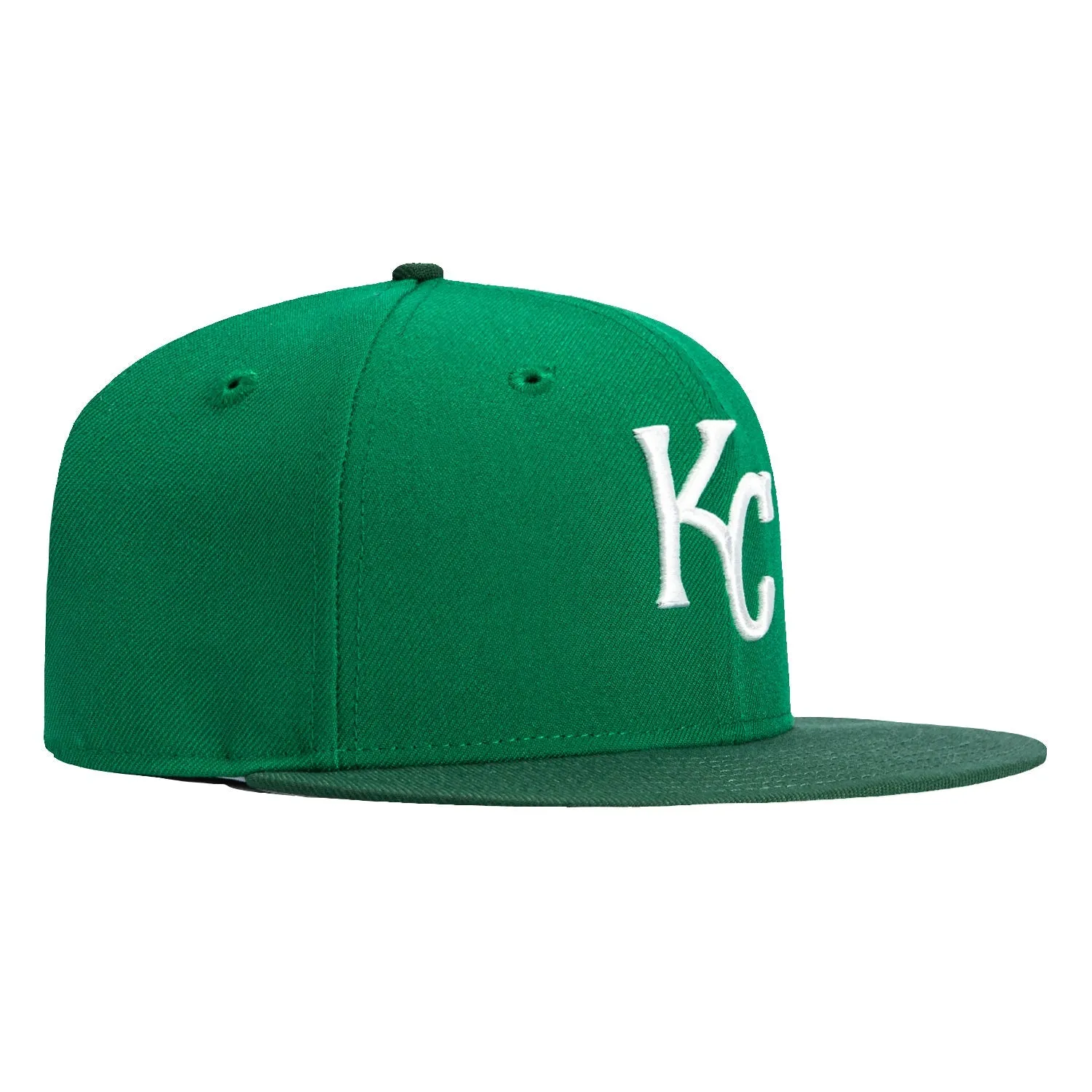New Era 59Fifty Monstera Pack Kansas City Royals Hat - Kelly, Green sold by Hat Club