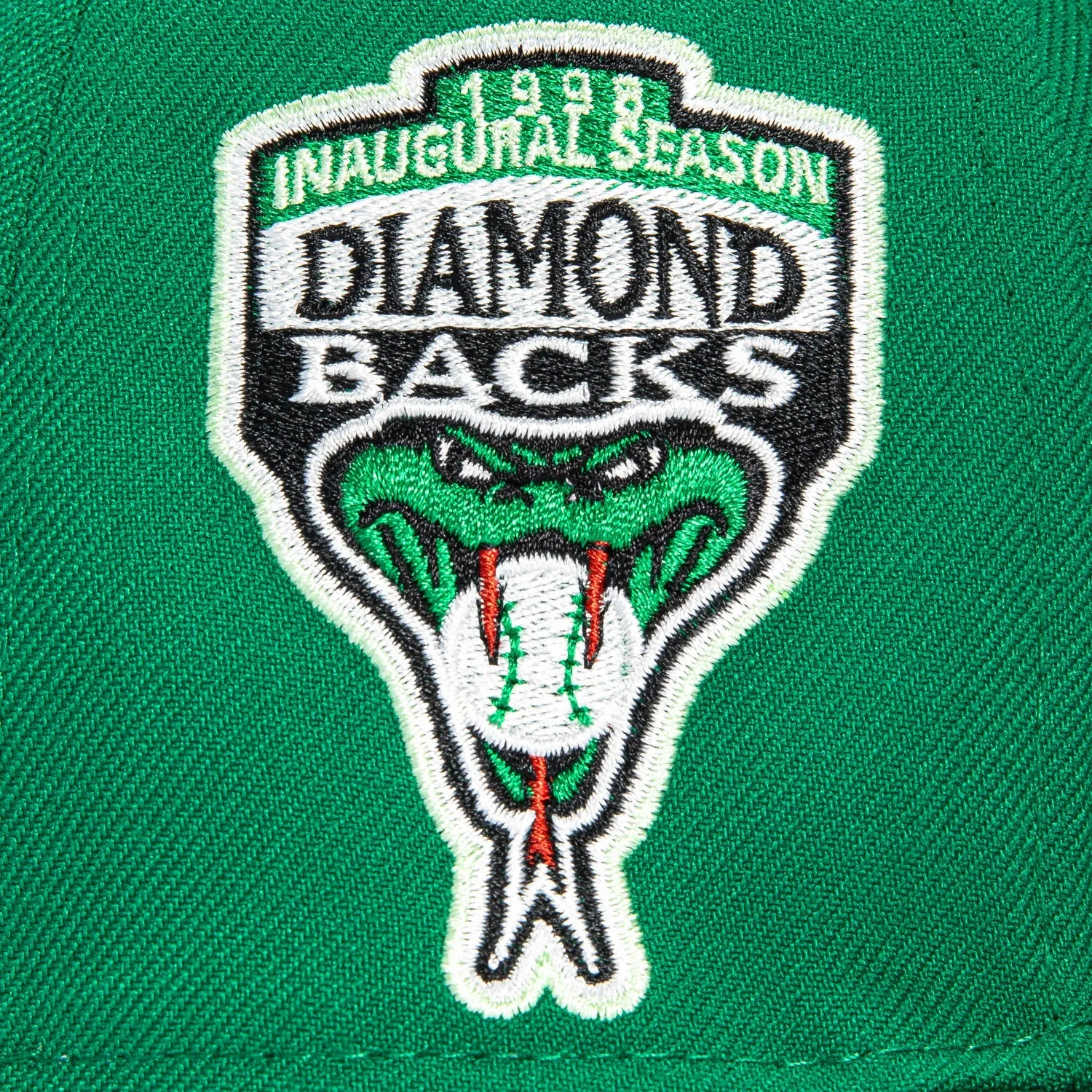 New Era 59Fifty Monstera Pack Arizona Diamondbacks Inaugural Patch D Hat - Kelly sold by Hat Club product image thumbnail 5