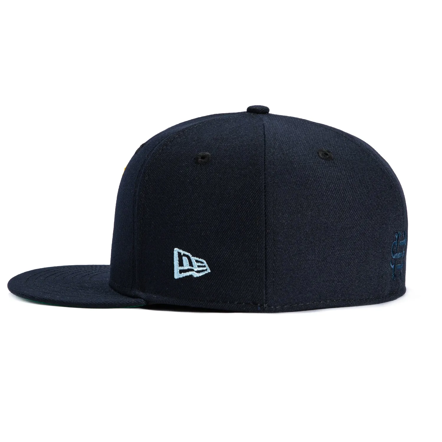 New Era 59Fifty Hillside Goods Anchor Hat - Navy, Gold sold by Hat Club product image thumbnail 3