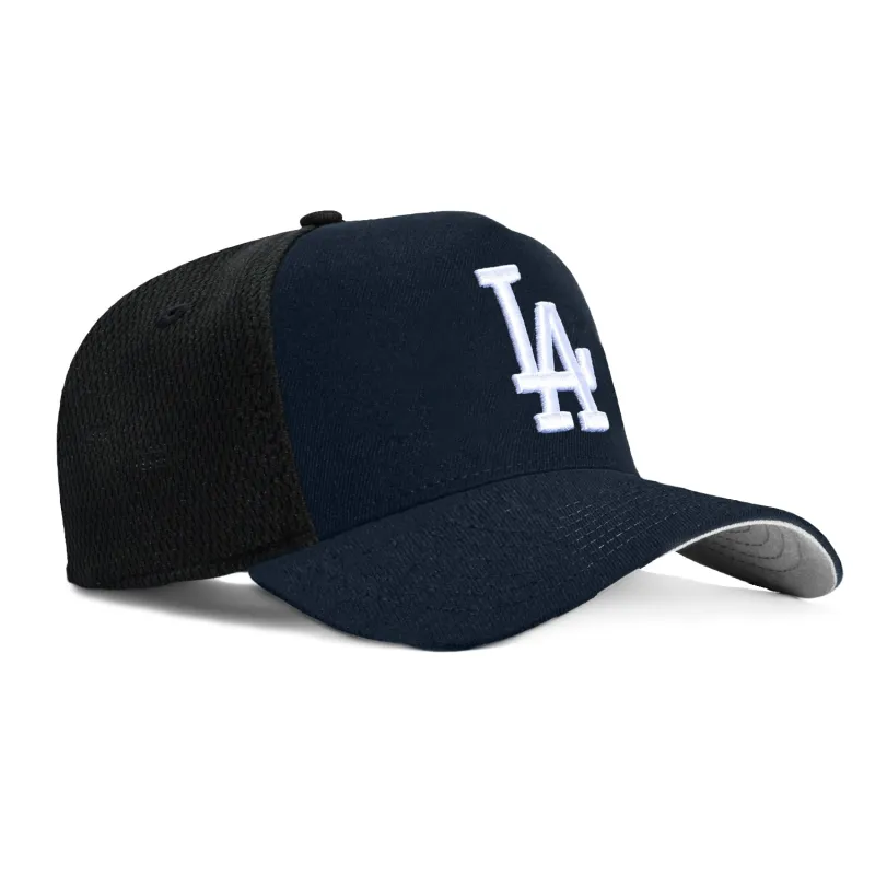New Era 9Forty A-Frame Los Angeles Dodgers Snapback Hat - Navy, Black sold by Hat Club