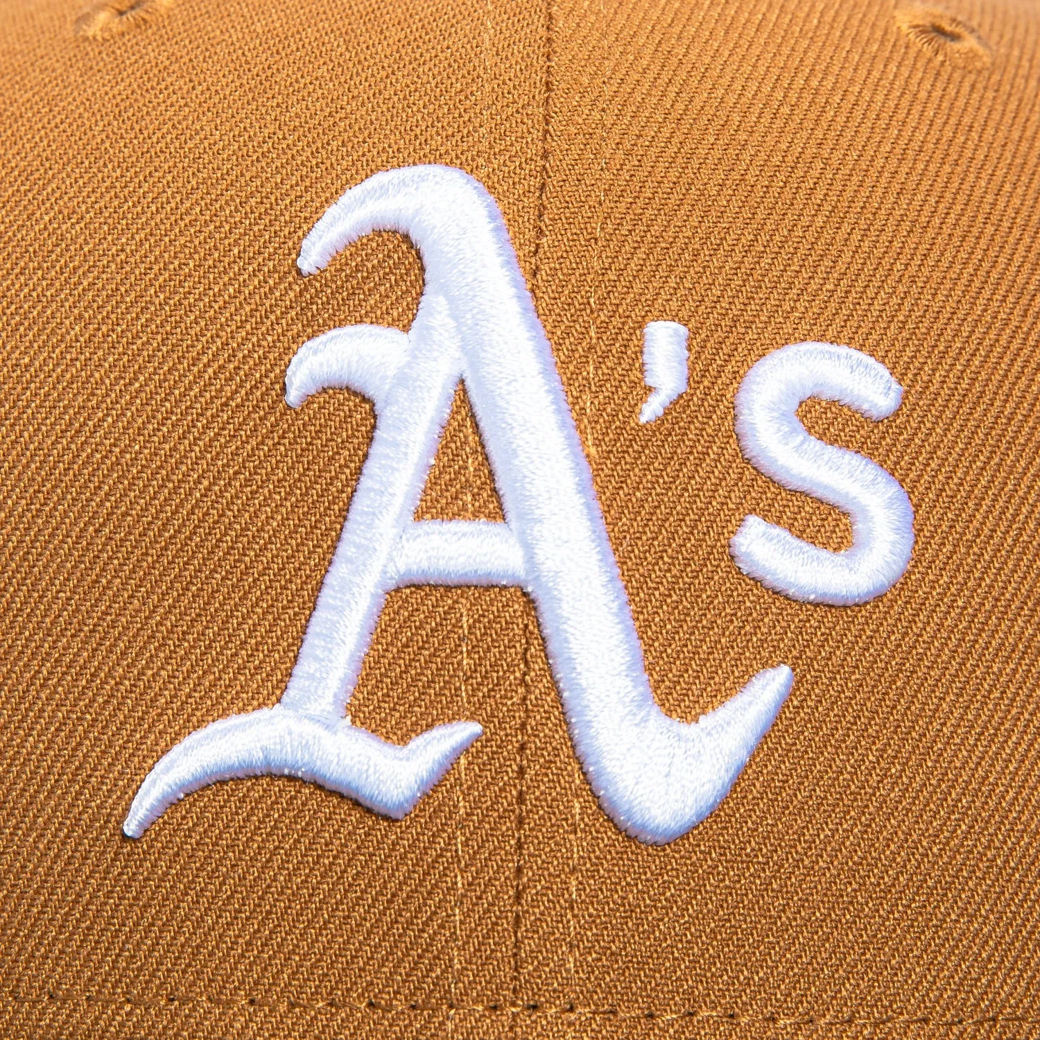 New Era 59Fifty Oakland Athletics Hat - Khaki, Green sold by Hat Club product image thumbnail 4