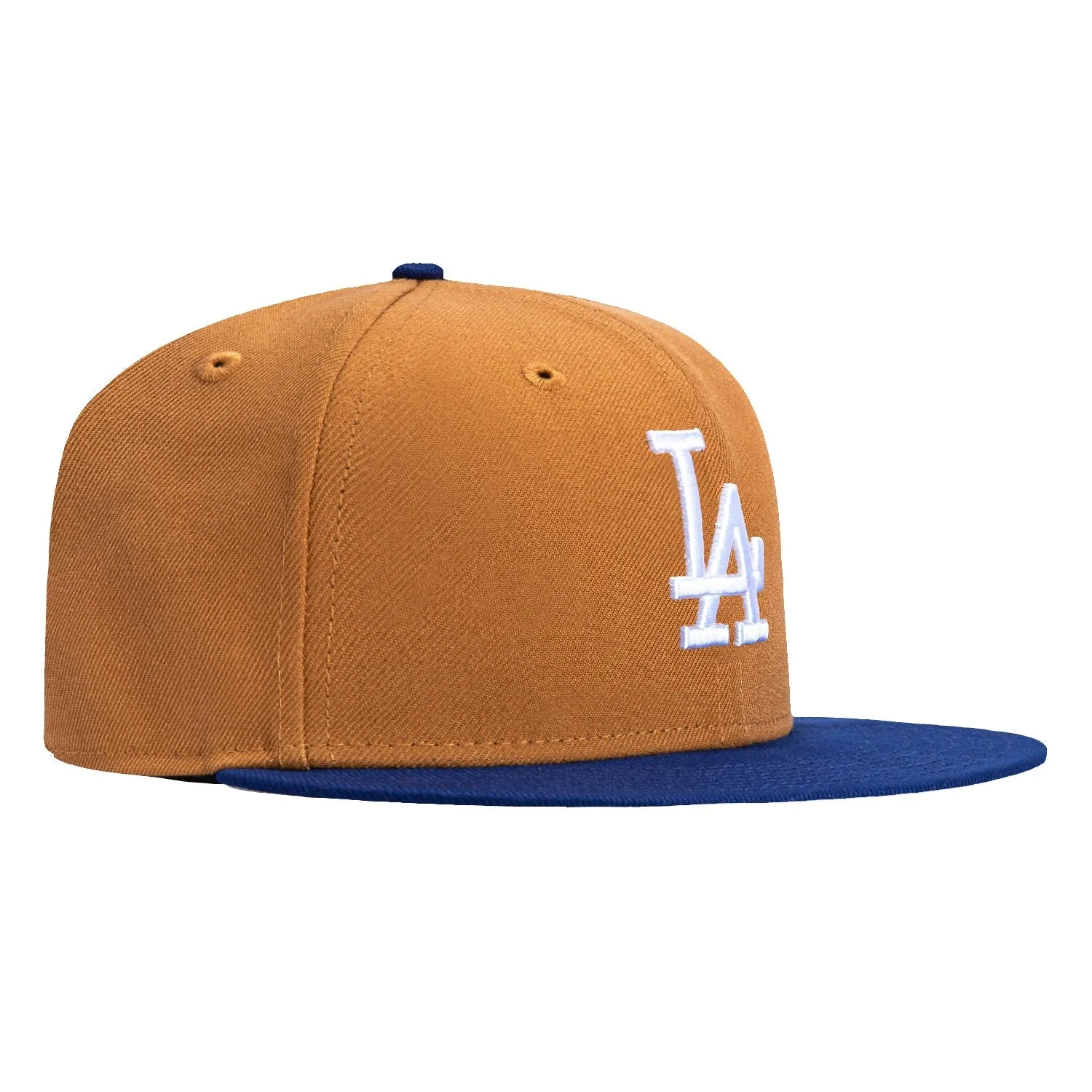 New Era 59Fifty Los Angeles Dodgers Hat - Khaki, Royal sold by Hat Club