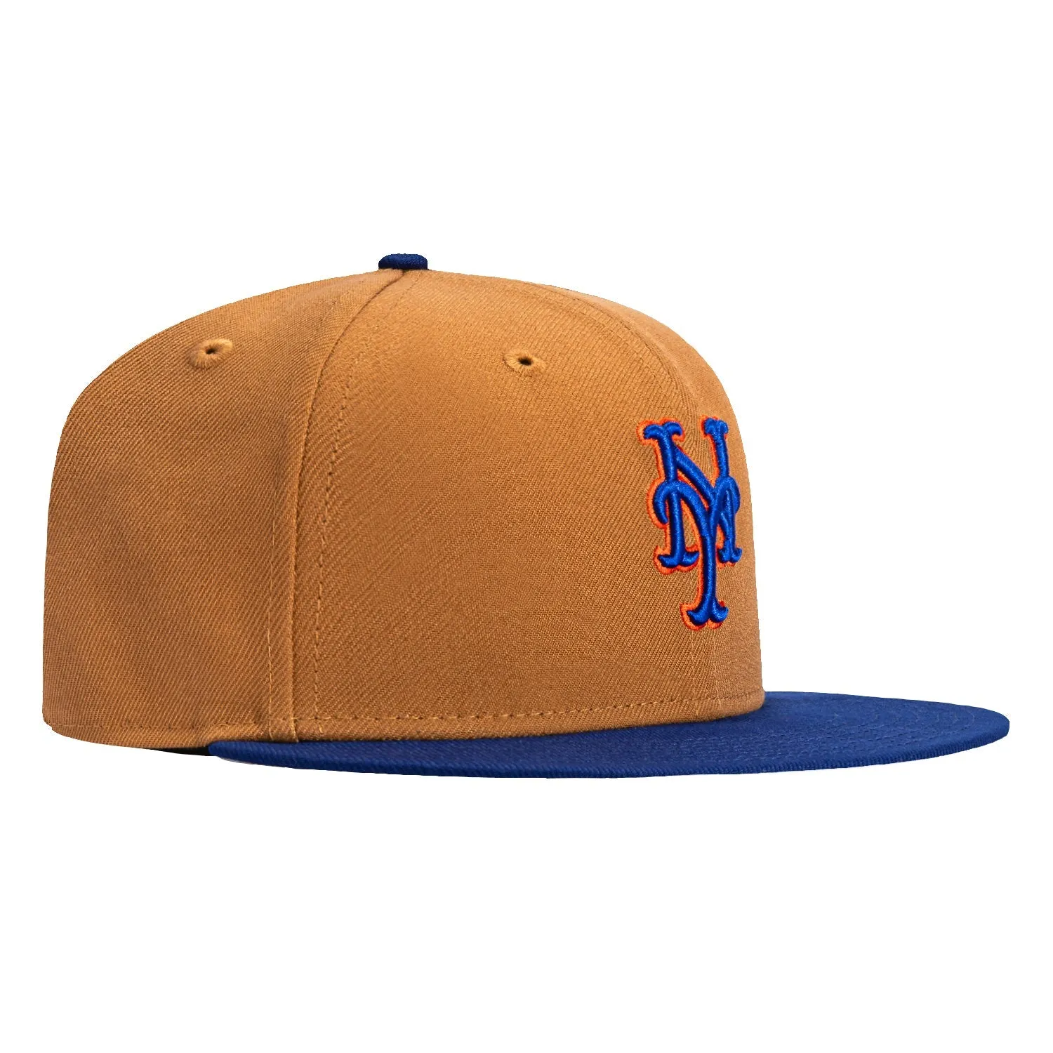 New Era 59Fifty New York Mets Hat - Khaki, Royal sold by Hat Club