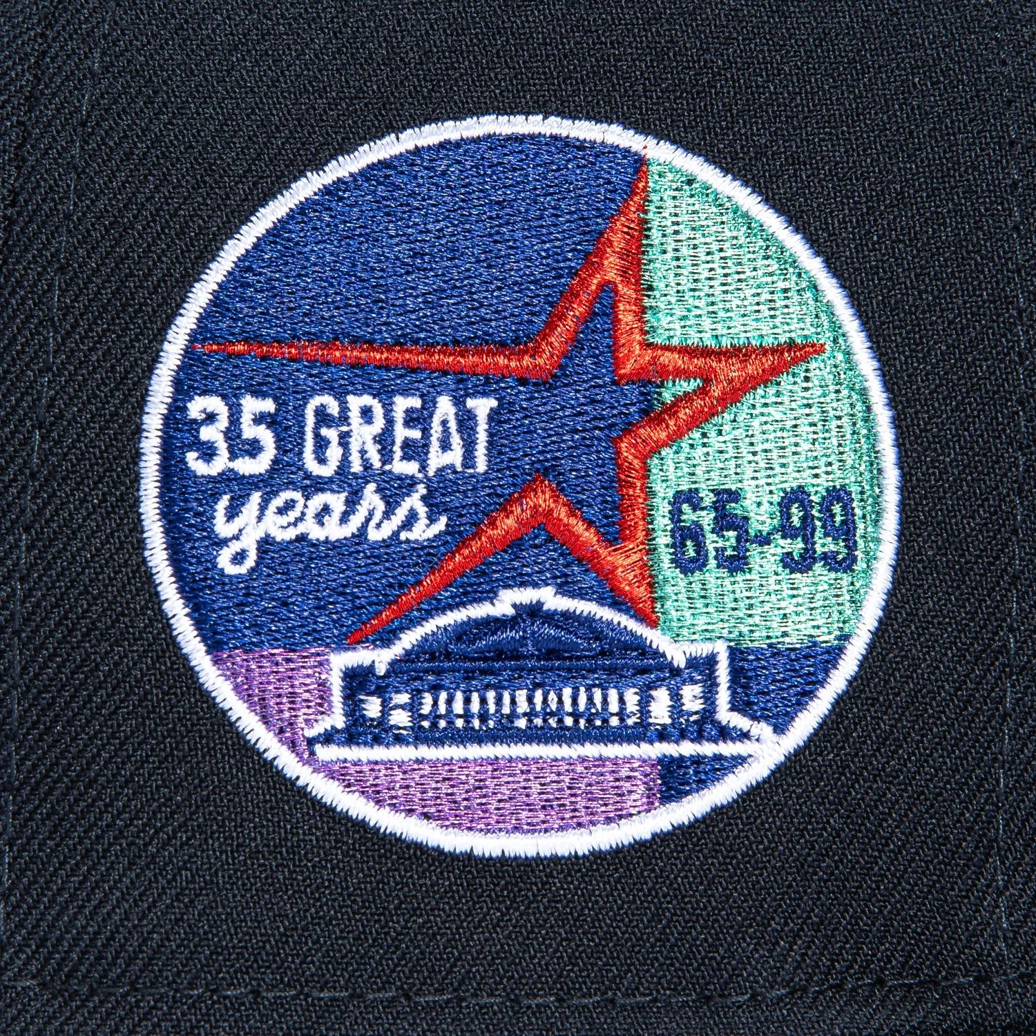 New Era 59Fifty Marine Metallics Houston Astros 35th Anniversary Patch Word Hat - Navy sold by Hat Club product image thumbnail 5