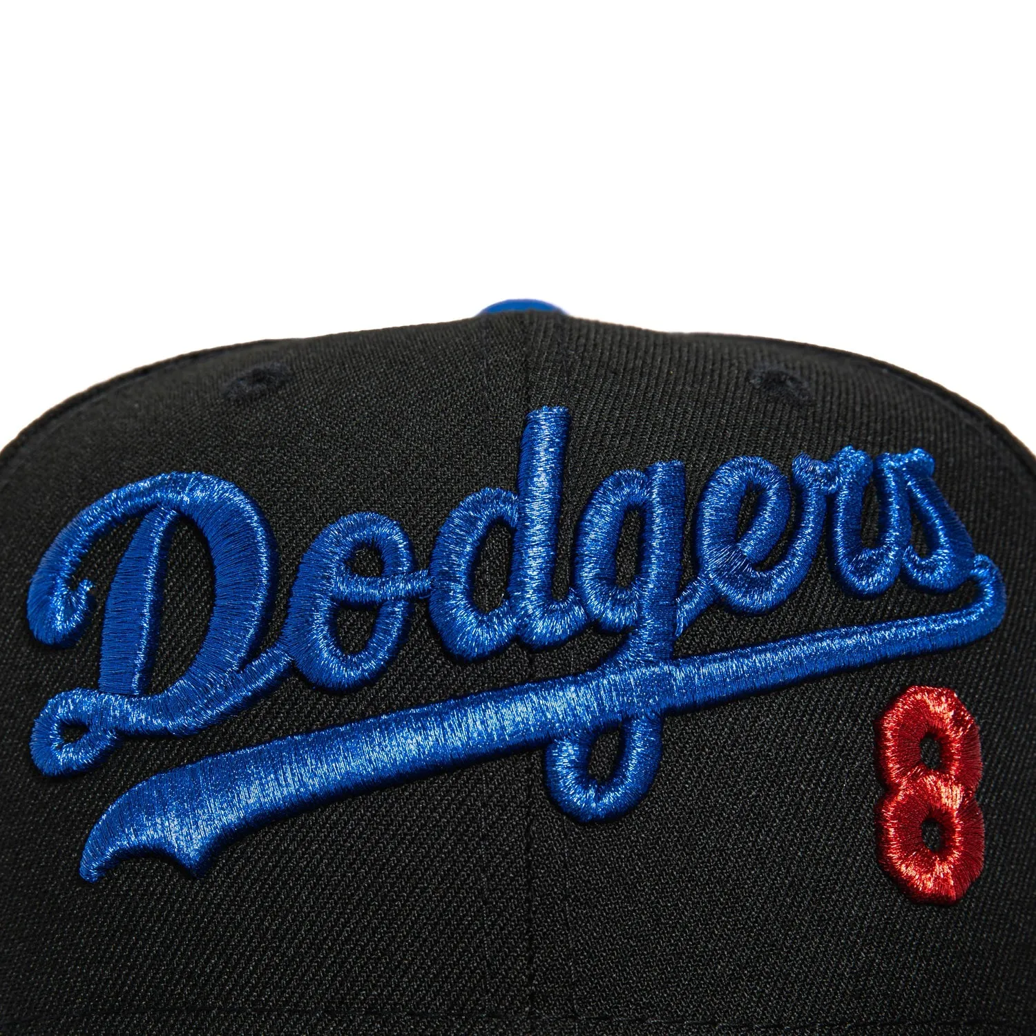 New Era 59Fifty Los Angeles Dodgers Script 8 Hat - Black sold by Hat Club product image thumbnail 4