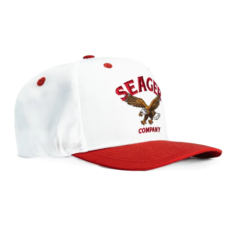 Seager Bradley Snapback Hat - White, Red sold by Hat Club