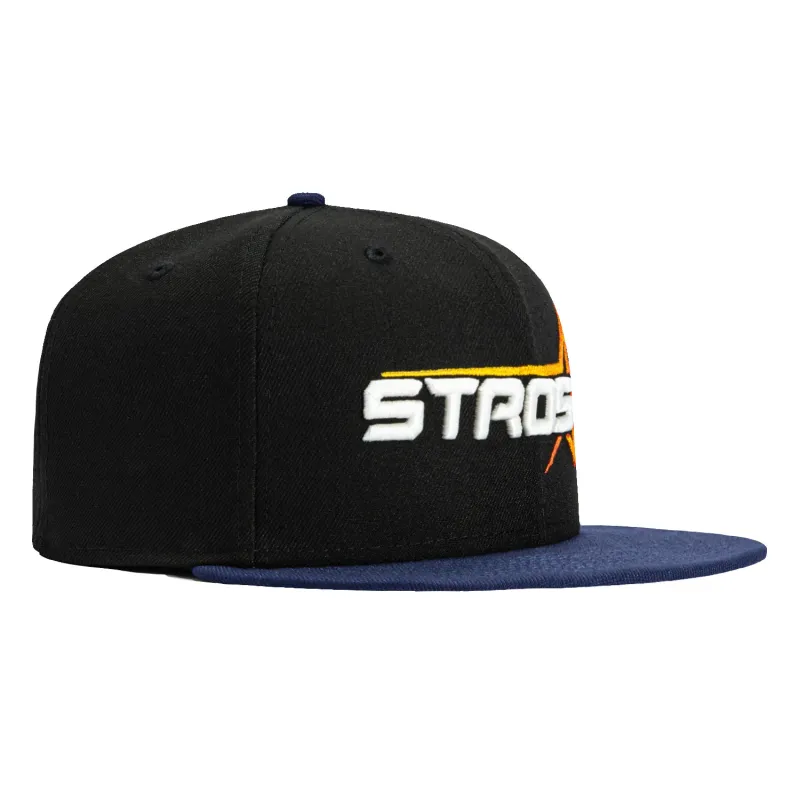 New Era 59Fifty Houston Astros 2025 City Connect Word Hat - Black, Light Navy sold by Hat Club