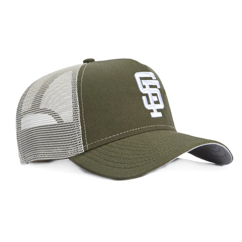 New Era 9Forty A-Frame San Francisco Giants Snapback Trucker Hat - Olive, Stone made by New Era