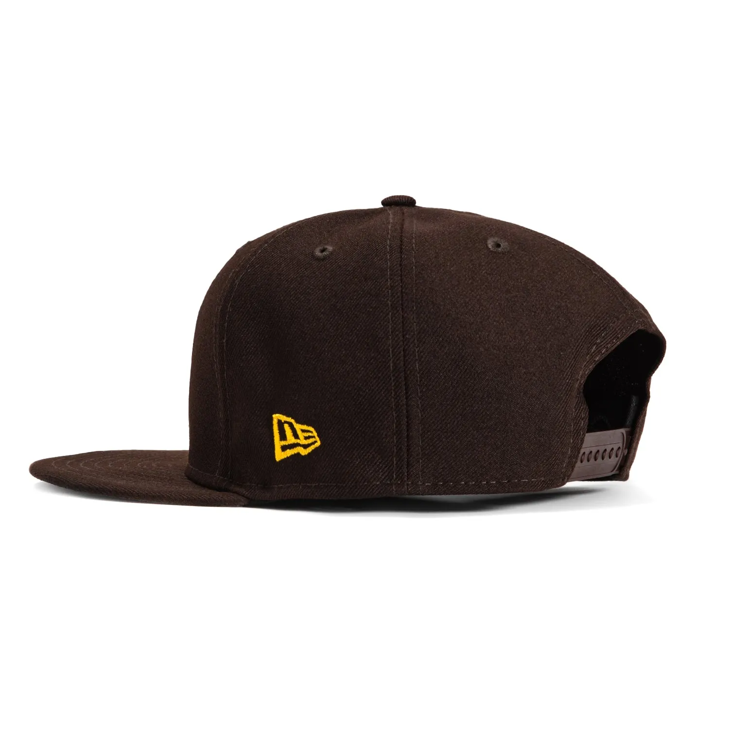 New Era 9Fifty MLB Basic San Diego Padres Snapback Game Hat - Brown sold by Hat Club product image thumbnail 2