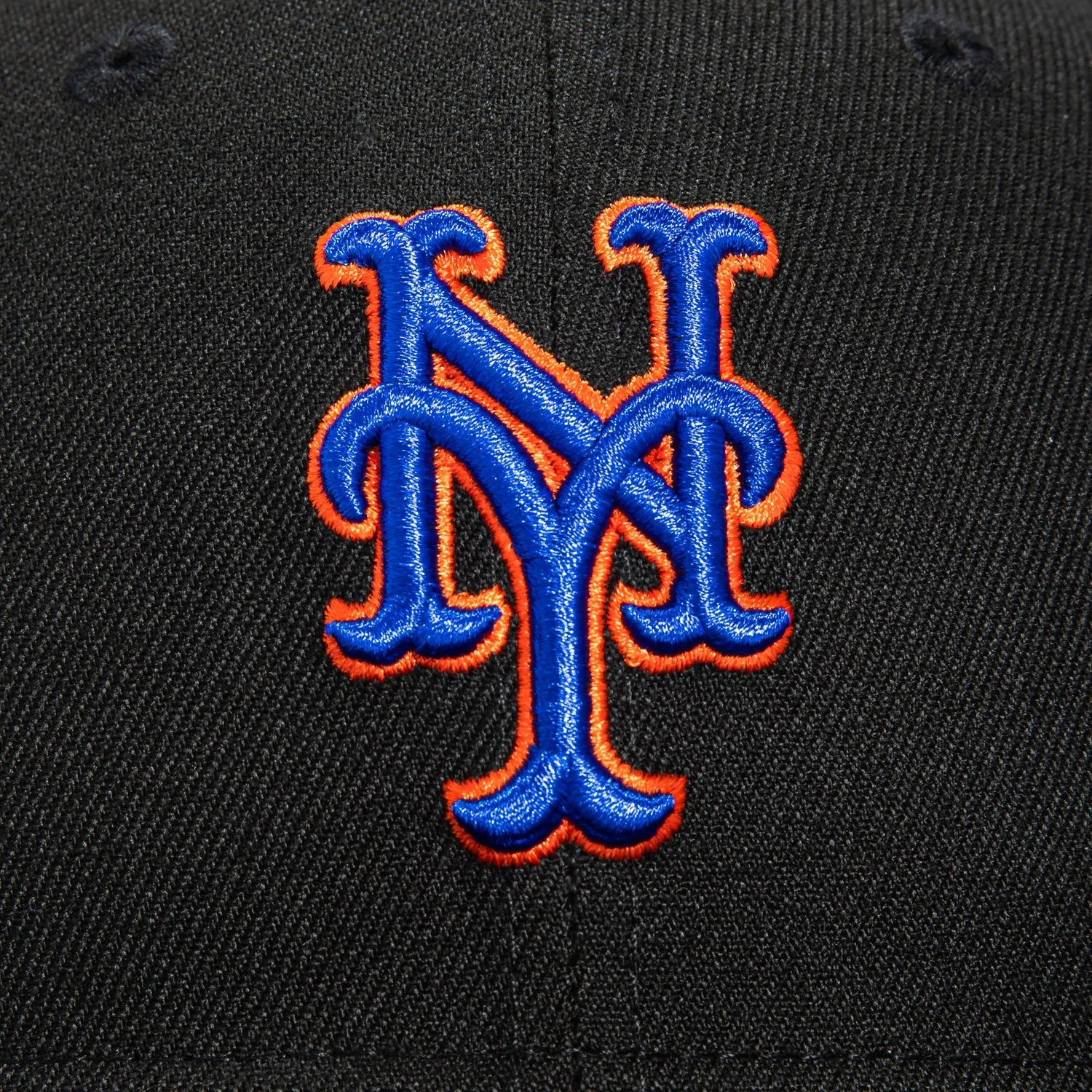 New Era 59Fifty New York Mets 2000 World Series 25th Anniversary Patch Hat - Black, Royal, Orange sold by Hat Club product image thumbnail 4