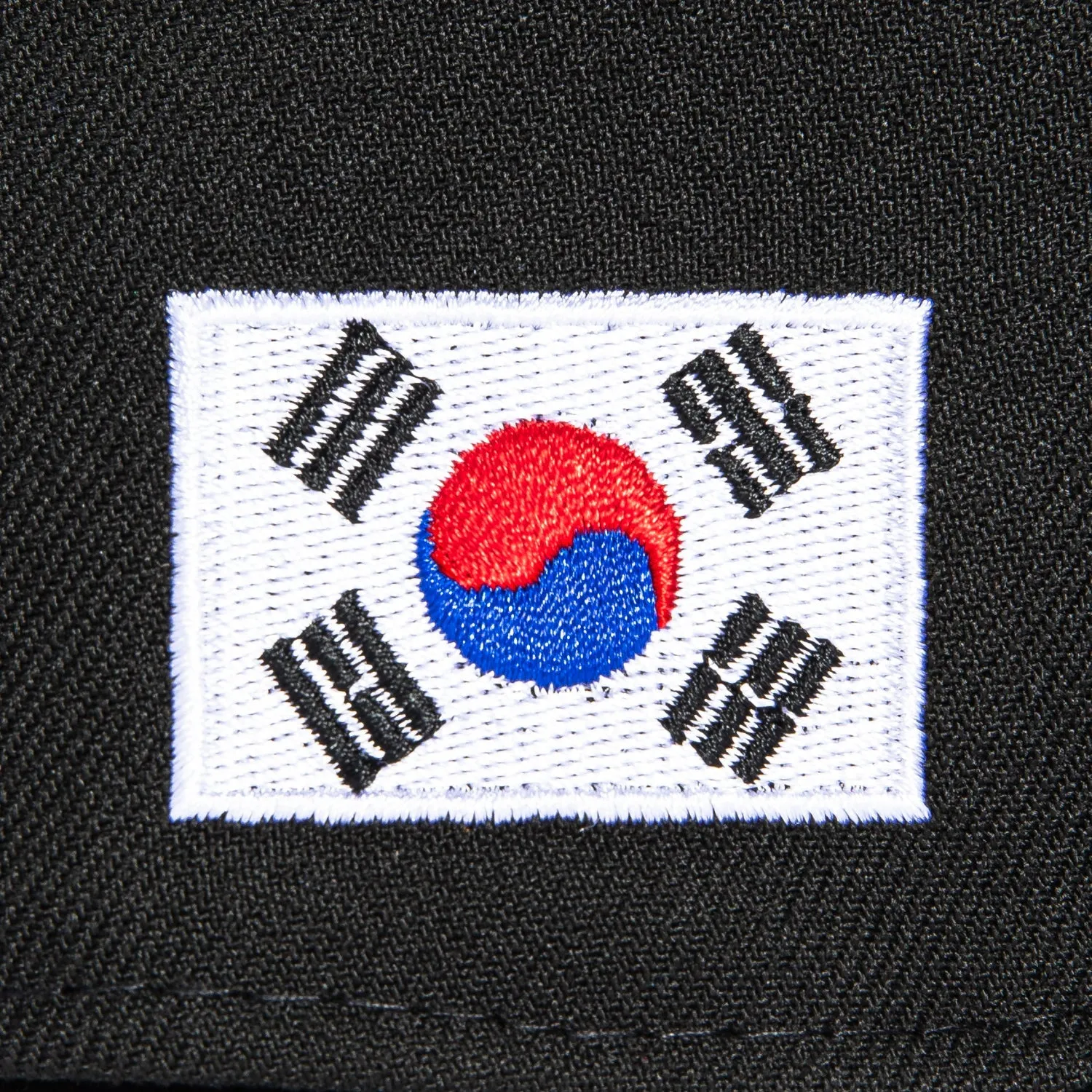 New Era 59Fifty Los Angeles Dodgers Korea Flag Patch Script Hat - Black, Royal sold by Hat Club product image thumbnail 5